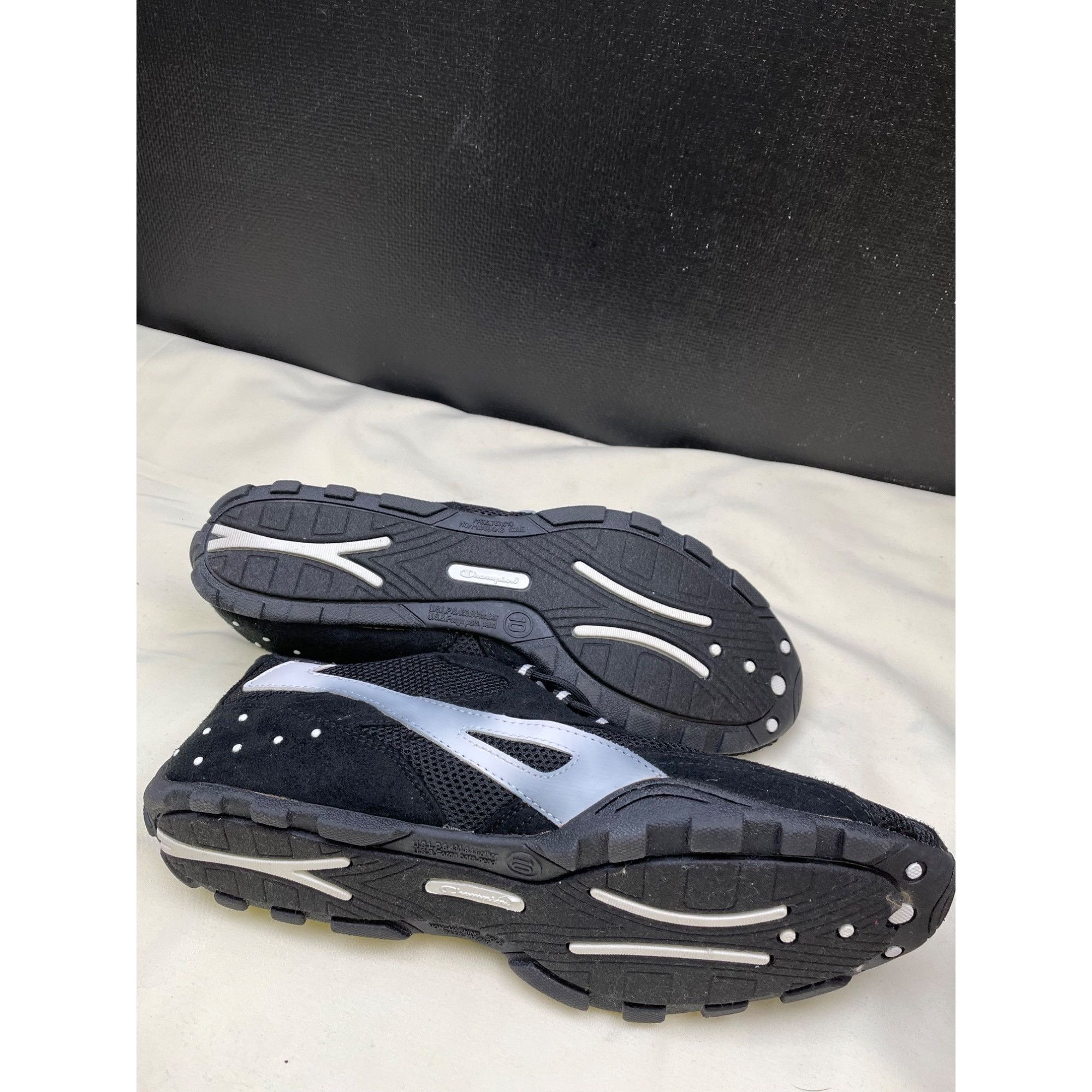 Champion Champion Womens Black White Sneakers Shoes Size 10 SKU 6823 Size US 10 / IT 40 - 8 Thumbnail