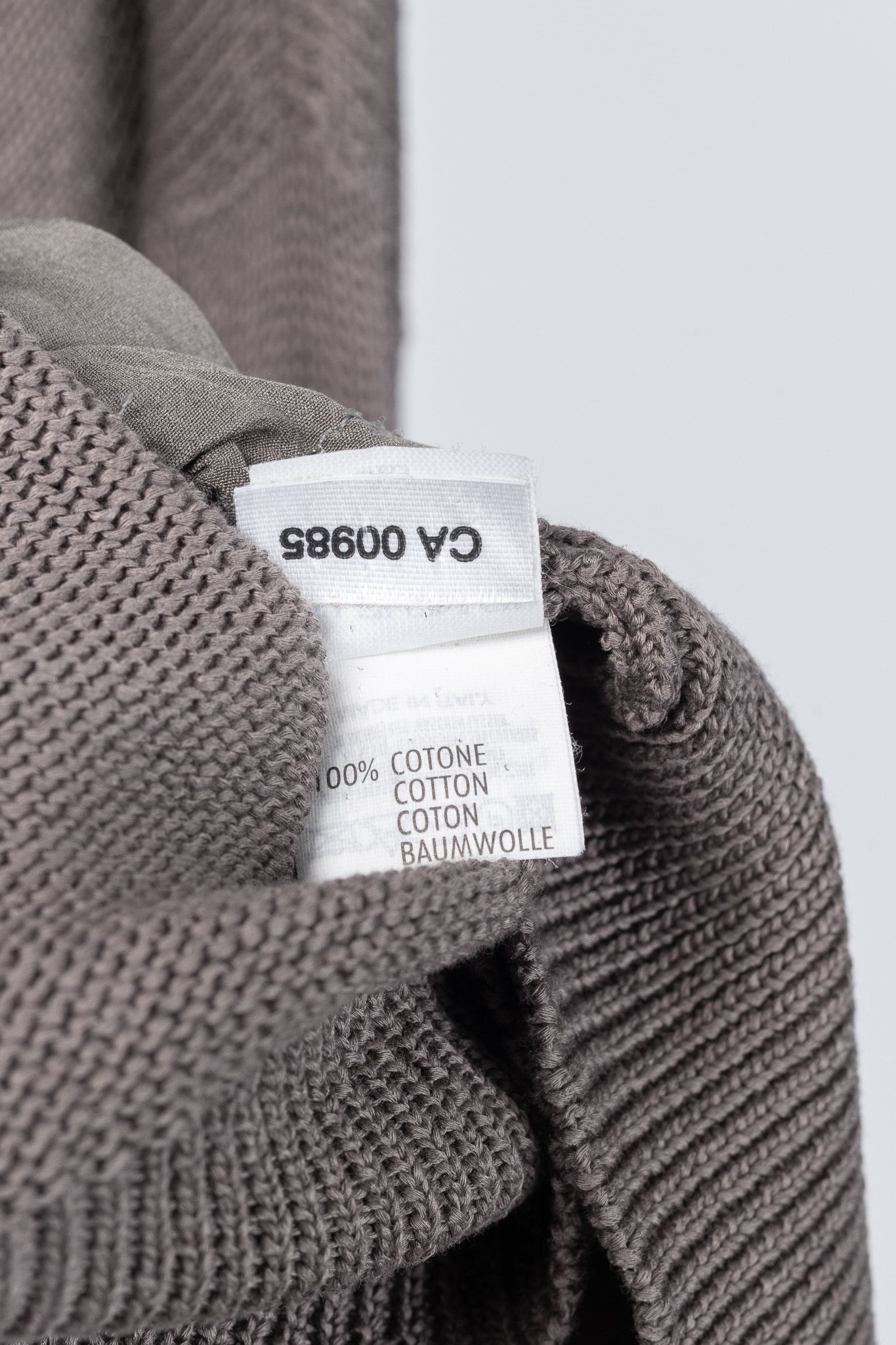 Brunello Cucinelli Brunello Cucinelli Two-Tone Cotton-Knit Leather-Trim Jacket Size S / US 4 / IT 40 - 10 Thumbnail