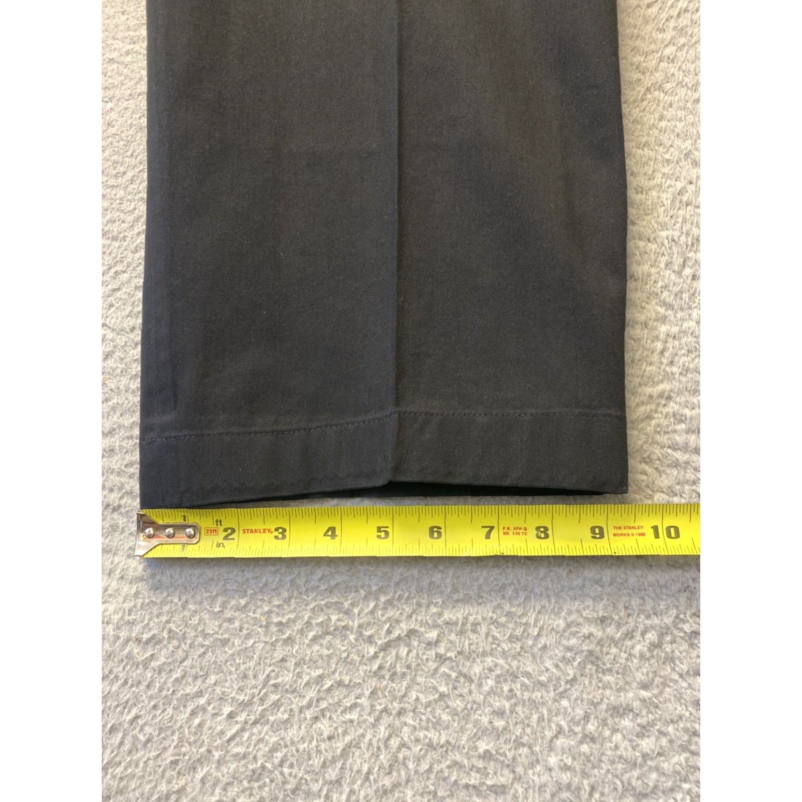 Vintage VINTAGE Hiltl The Ultimate Trouser ZE200 Pants Men 38 X 28 Black Cotton Blend Mid Rise Regular Straight Chino Mens Size US 38 / EU 54 - 5 Thumbnail