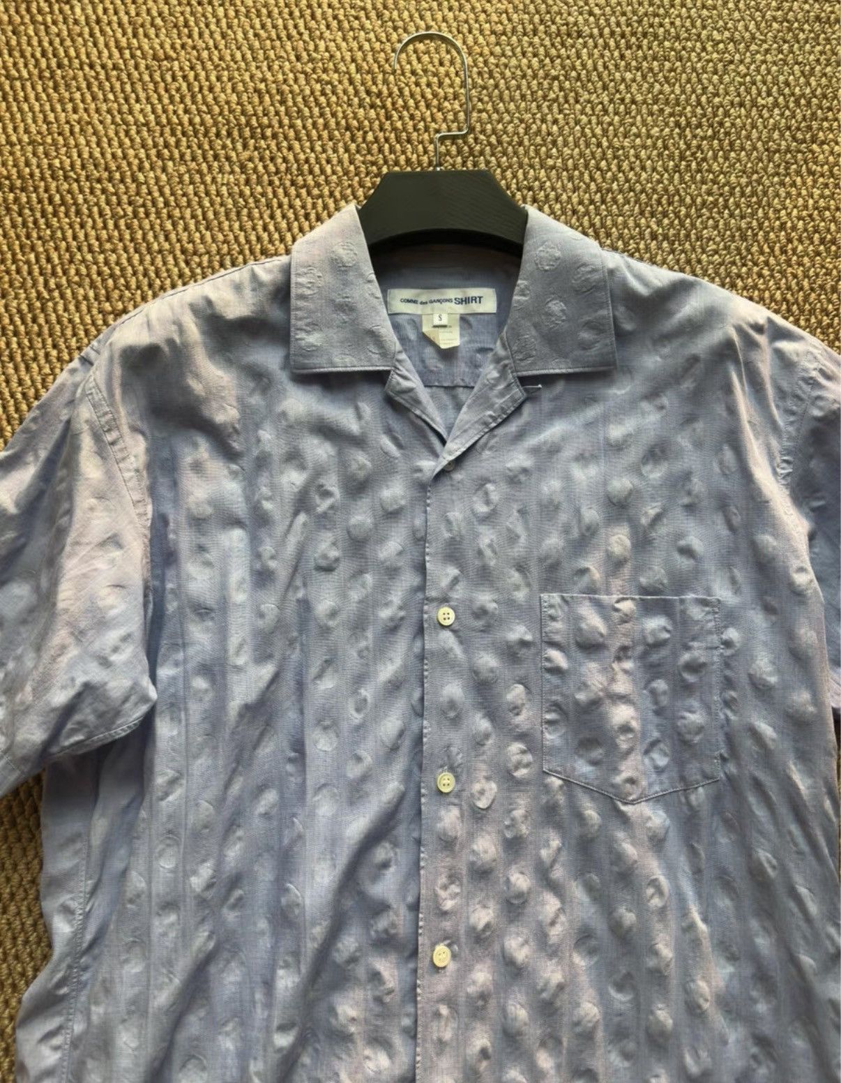 Comme des Garcons SHIRT Comme des Garçons Shirt Bubble Textured Shirt K23 Size US S / EU 44-46 / 1 - 2 Thumbnail
