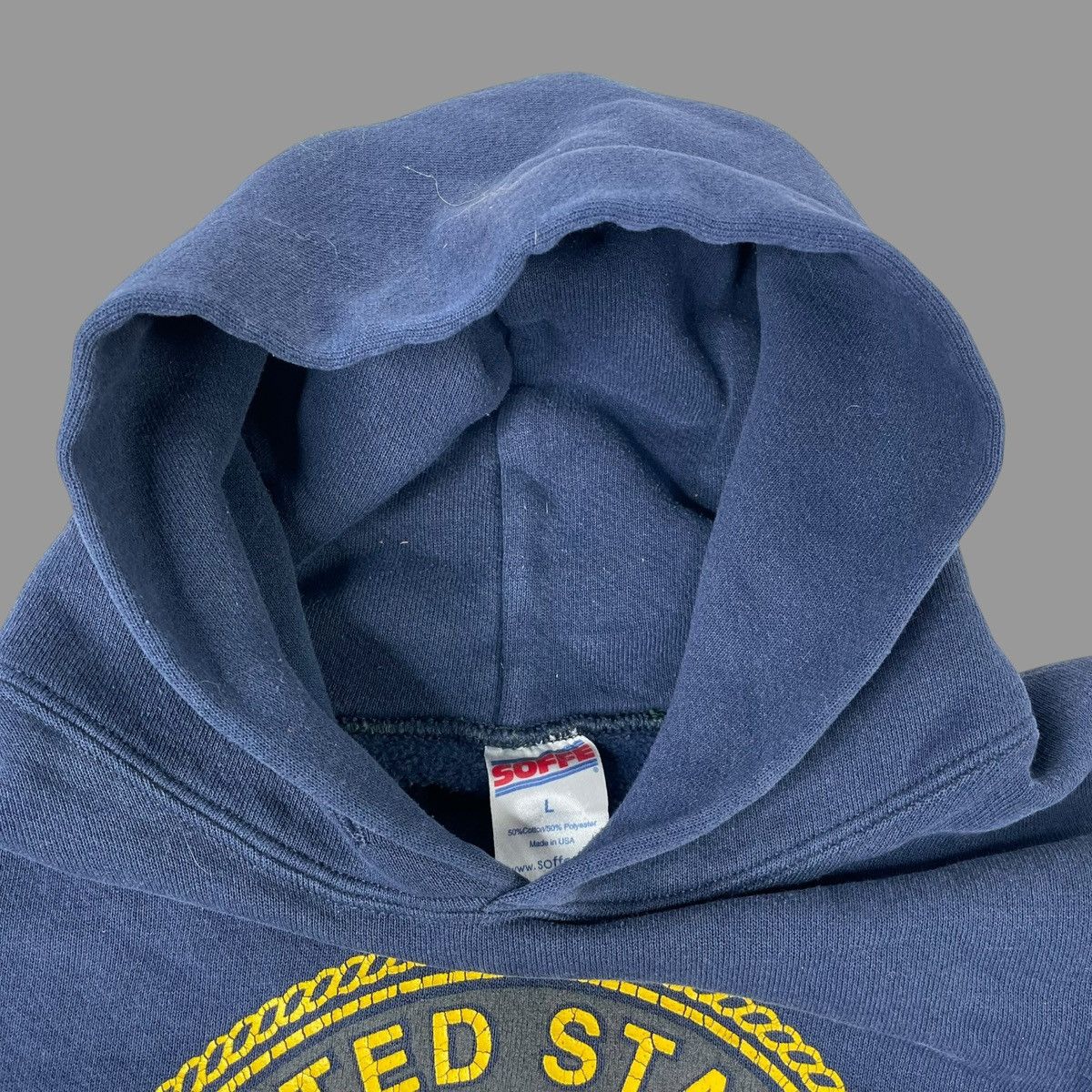 Vintage Vintage u.s. navy zip pocket hoodie Size US L / EU 52-54 / 3 - 7 Thumbnail