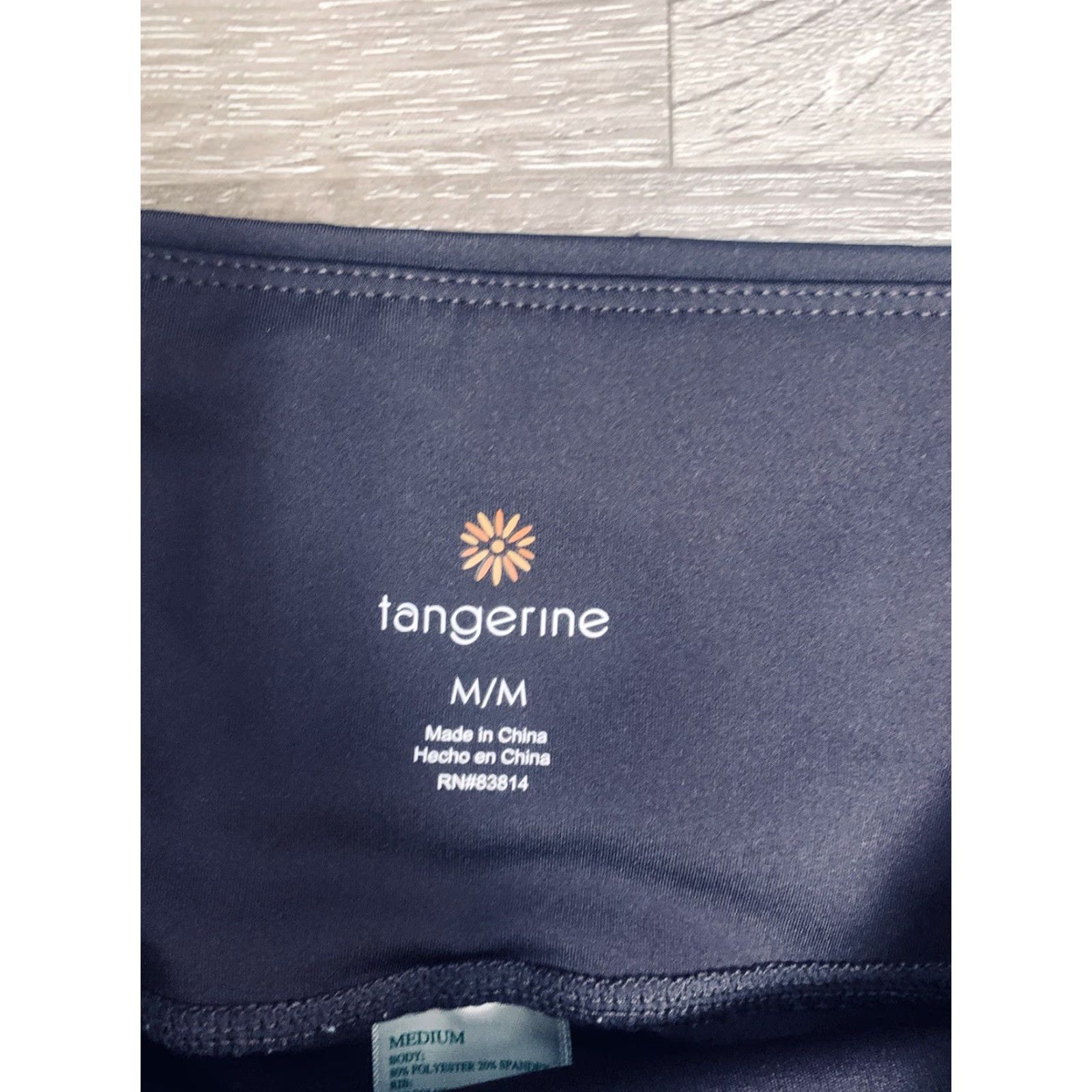 Vintage Tangerine Leggings Women Purple Size M Athletic Skinny Activewear Workout Legging Pull On Casual Athleisure M Womens Size 32" / US 10 / IT 46 - 2 Thumbnail
