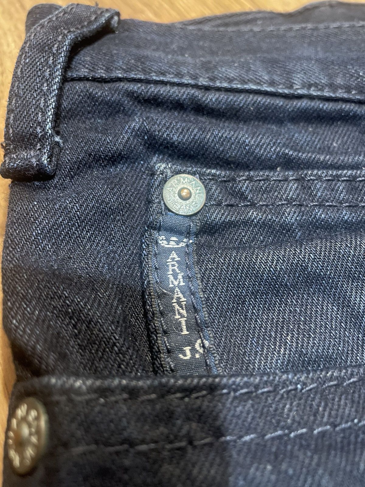 Armani Armani Black Jeans Size US 32 / EU 48 - 6 Thumbnail