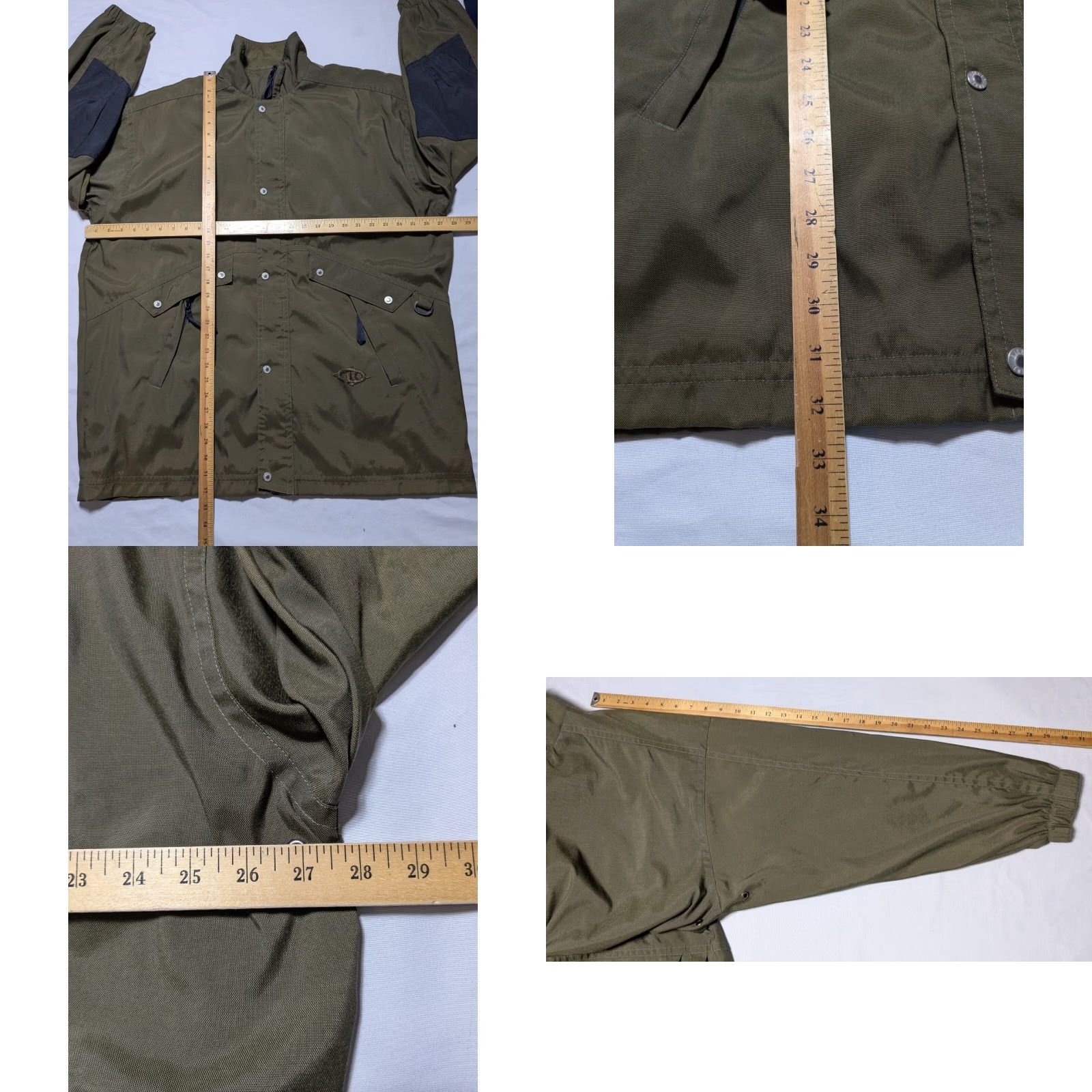 Vintage VINTAGE Killer Loop OVERPLUS COMFORT Men L Green Nylon Full Zip Snap Jacket Size US L / EU 52-54 / 3 - 9 Thumbnail