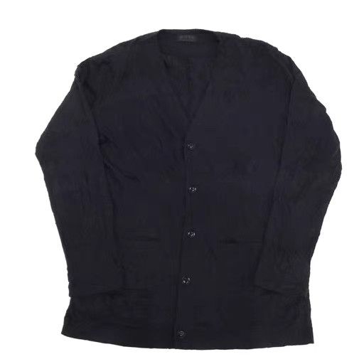 Yohji Yamamoto yohji yamamoto Black Knit Cardigan K11 Size US L / EU 52-54 / 3 - 1 Thumbnail
