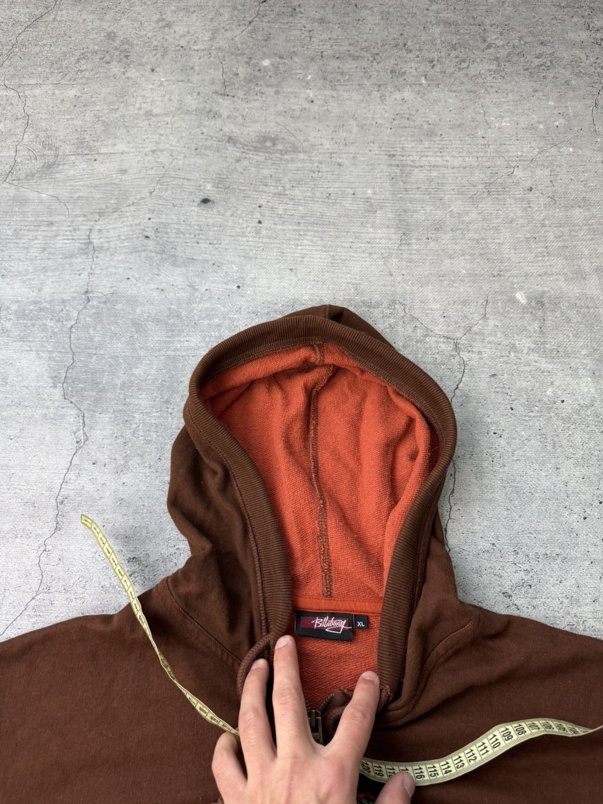 Billabong VINTAGE Y2K BROWN "BILLABONG" ZIP UP HOODIE Size US XL / EU 56 / 4 - 7 Thumbnail