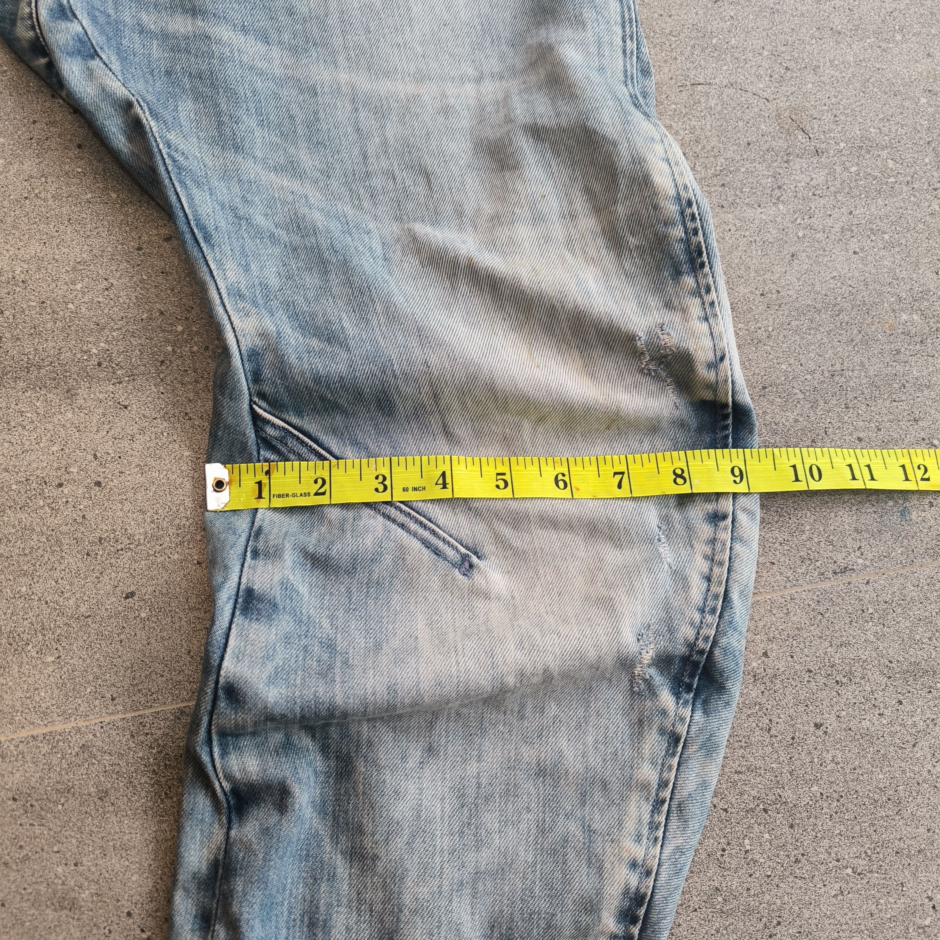 G-Star G-Star Raw 3301 Arc 3D Loose Fit Washed Denim Jeans Size US 32 / EU 48 - 17 Thumbnail