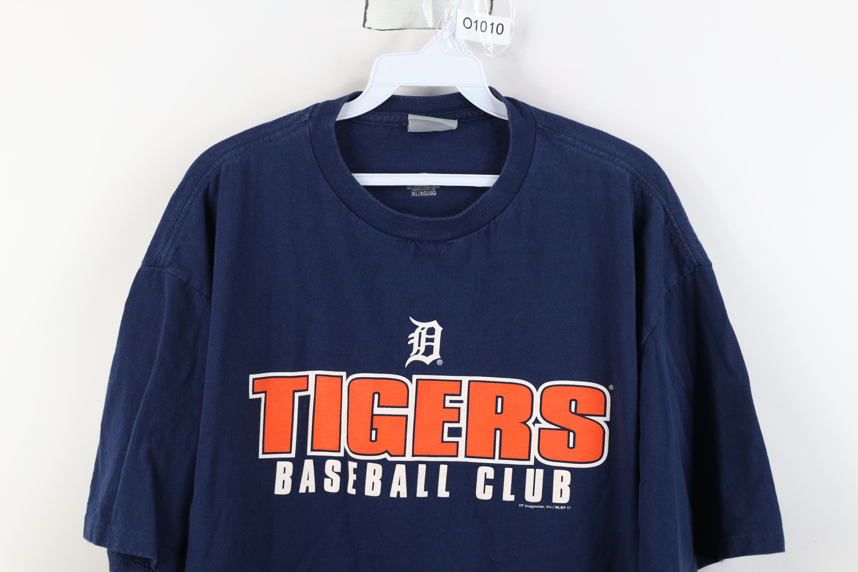 Vintage Vintage Y2K Tigers Baseball Short Sleeve T-Shirt Blue Size US XL / EU 56 / 4 - 2 Thumbnail