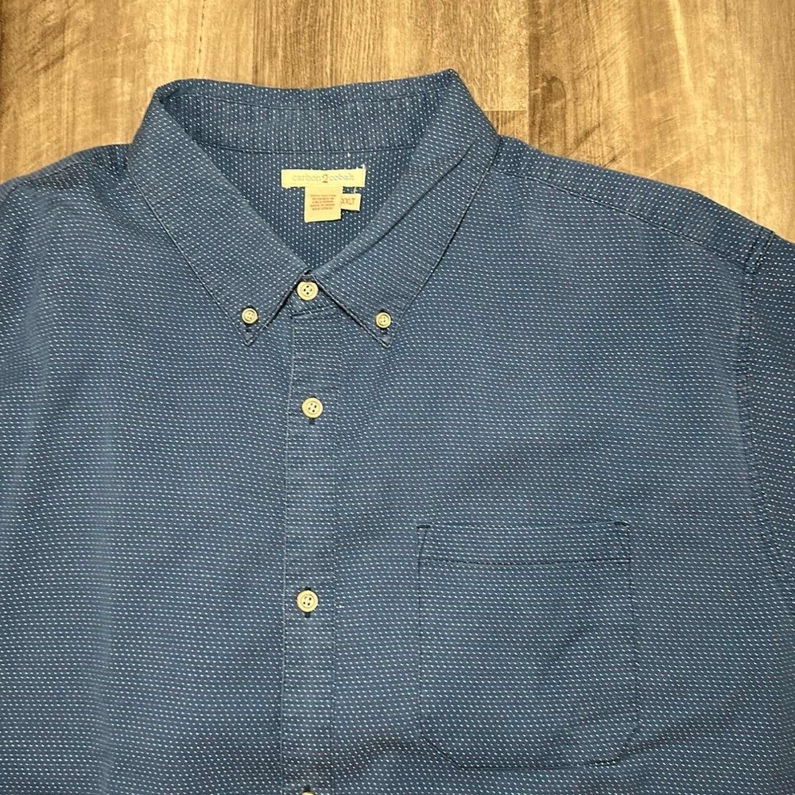 Other Carbon2Cobalt Pointilism Long Sleeve Button Down - 2XLT Size US XXL / EU 58 / 5 - 5 Thumbnail