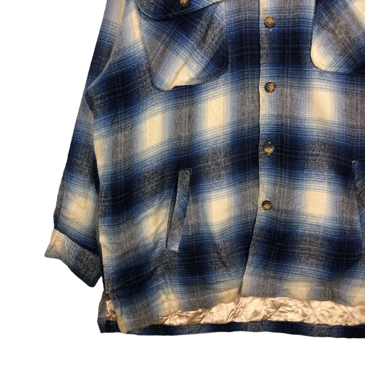 Japanese Brand 📌Vintage Chore Flannel Button Jacket Collins International Size US L / EU 52-54 / 3 - 5 Thumbnail
