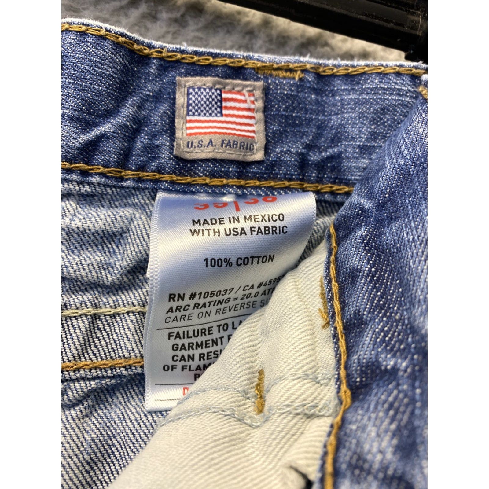 Ariat VINTAGE Ariat Men’s Jeans Bootcut Distressed Western Denim 35x32 Blue Size US 35 - 6 Thumbnail