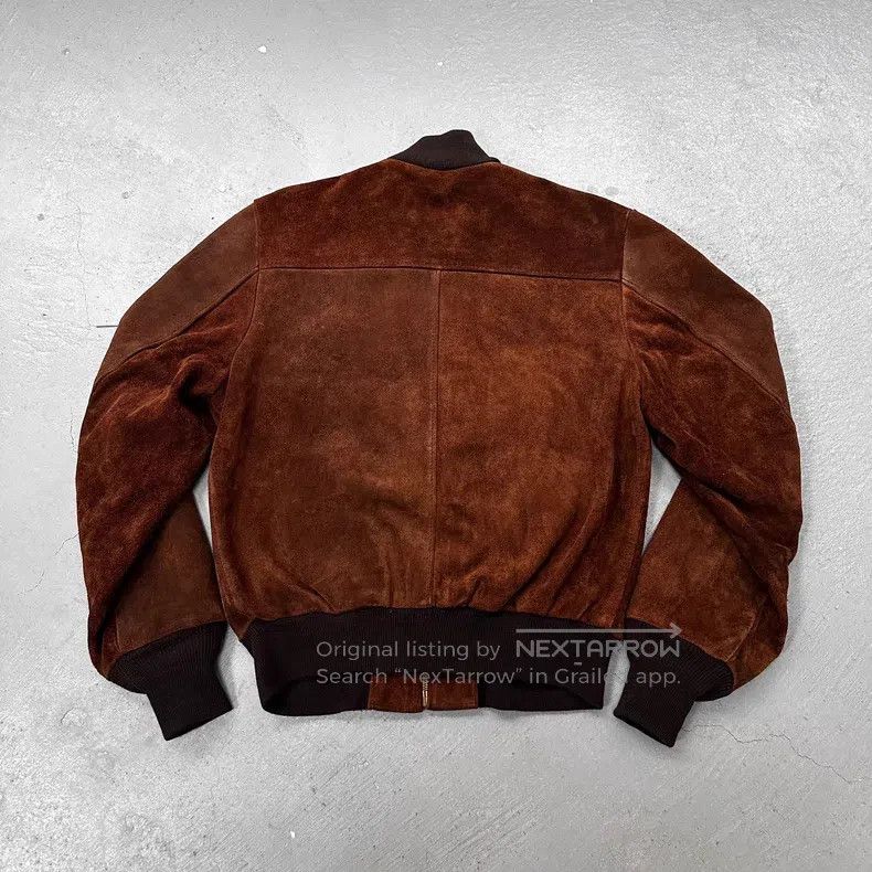 Schott Schott Vintage suede baseball jacket jacket Size US M / EU 48-50 / 2 - 3 Thumbnail