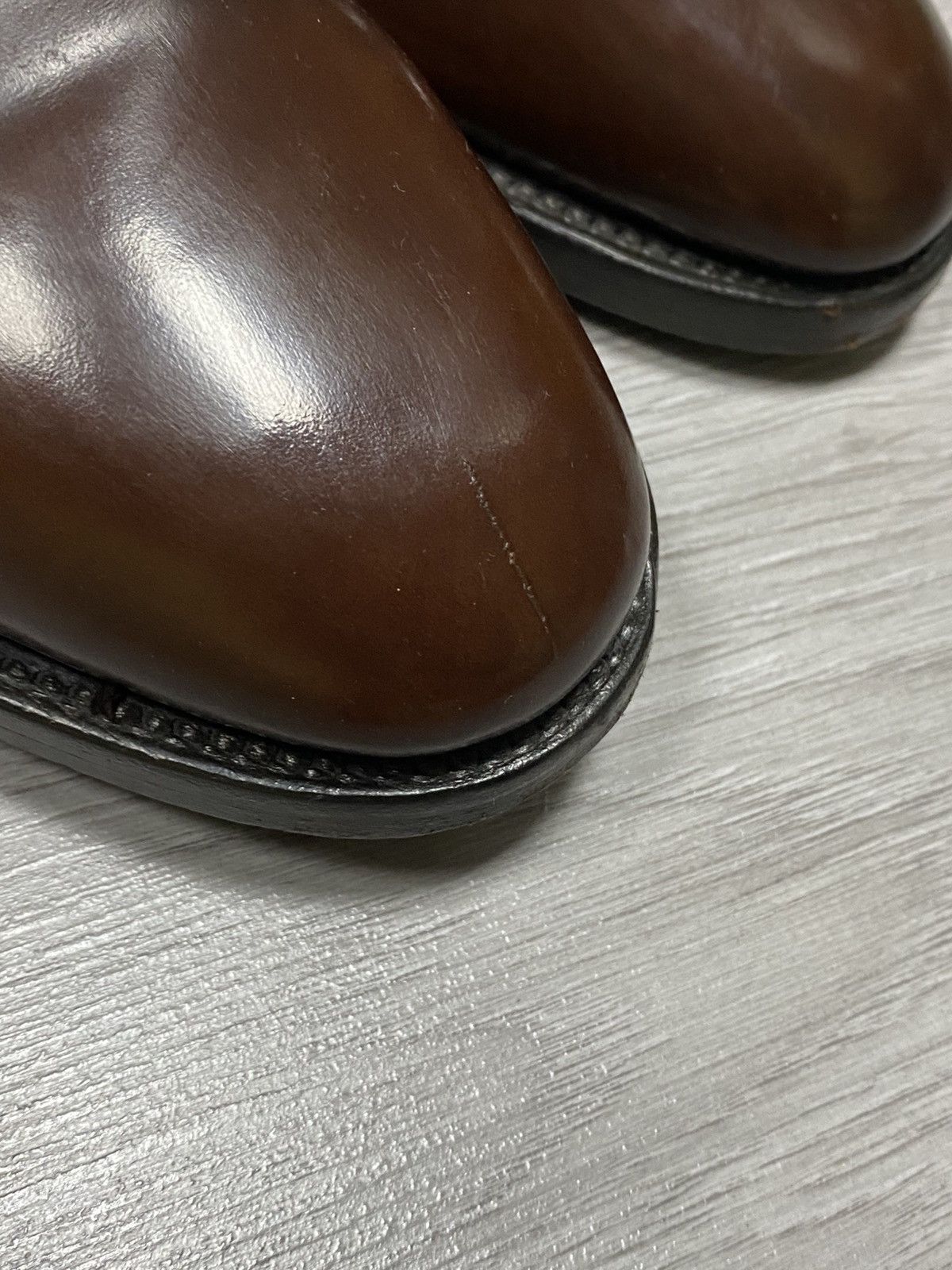 Loake Loake Wareing Leather Boots Chelsea Shoes Brown Size US 8.5 / EU 41-42 - 6 Thumbnail