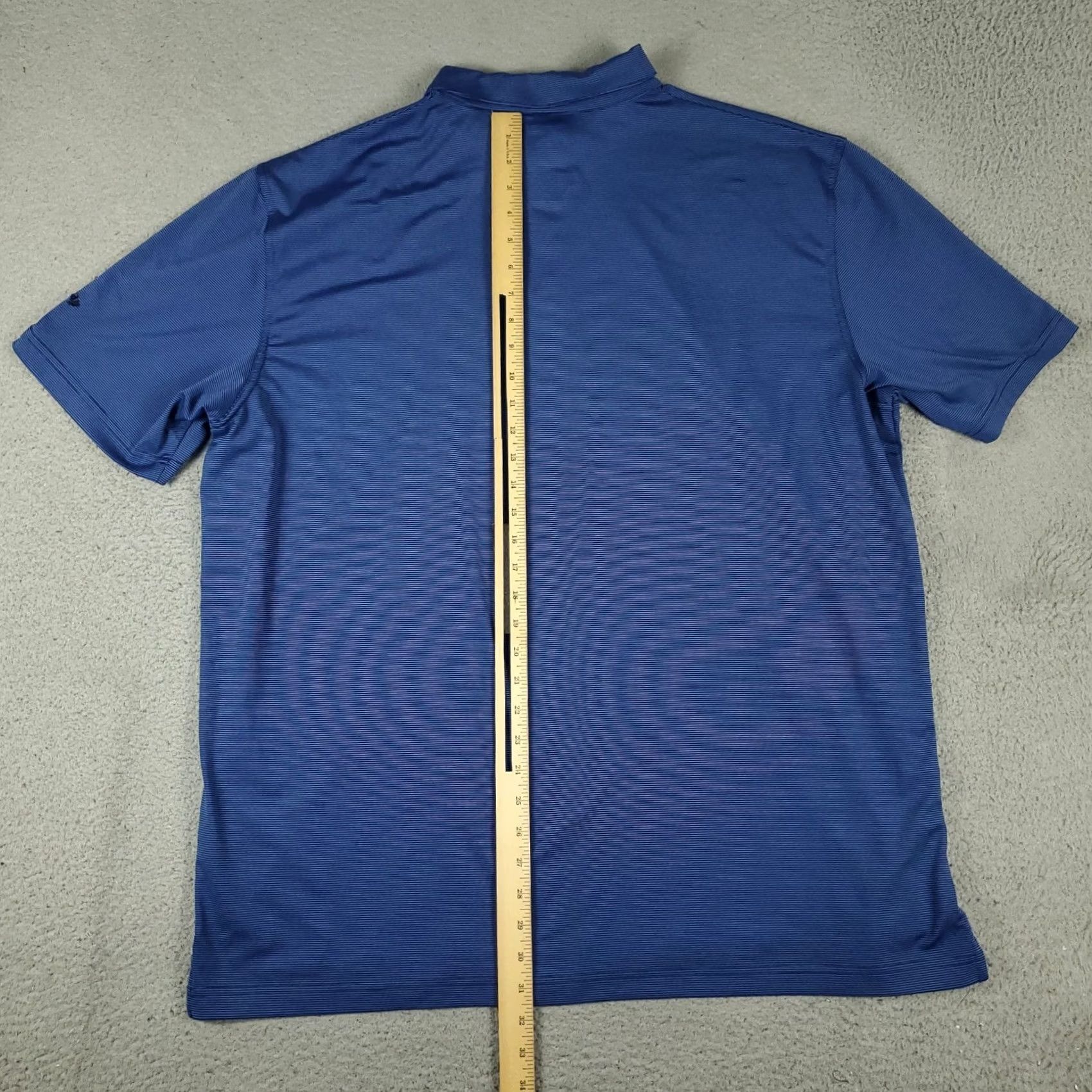 Callaway Callaway Polo Shirt Mens Size 2XL Blue Striped Polo Short Sleeve Golf Opti Dri Fit Shirts Size US XXL / EU 58 / 5 - 4 Thumbnail