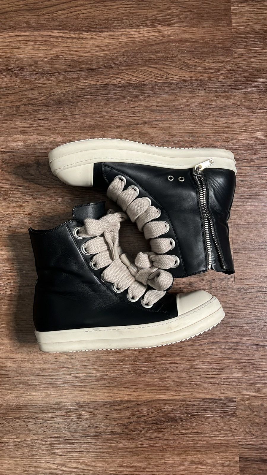 Rick Owens Drkshdw Rick Owens High Top Jumbo Laces | Grailed