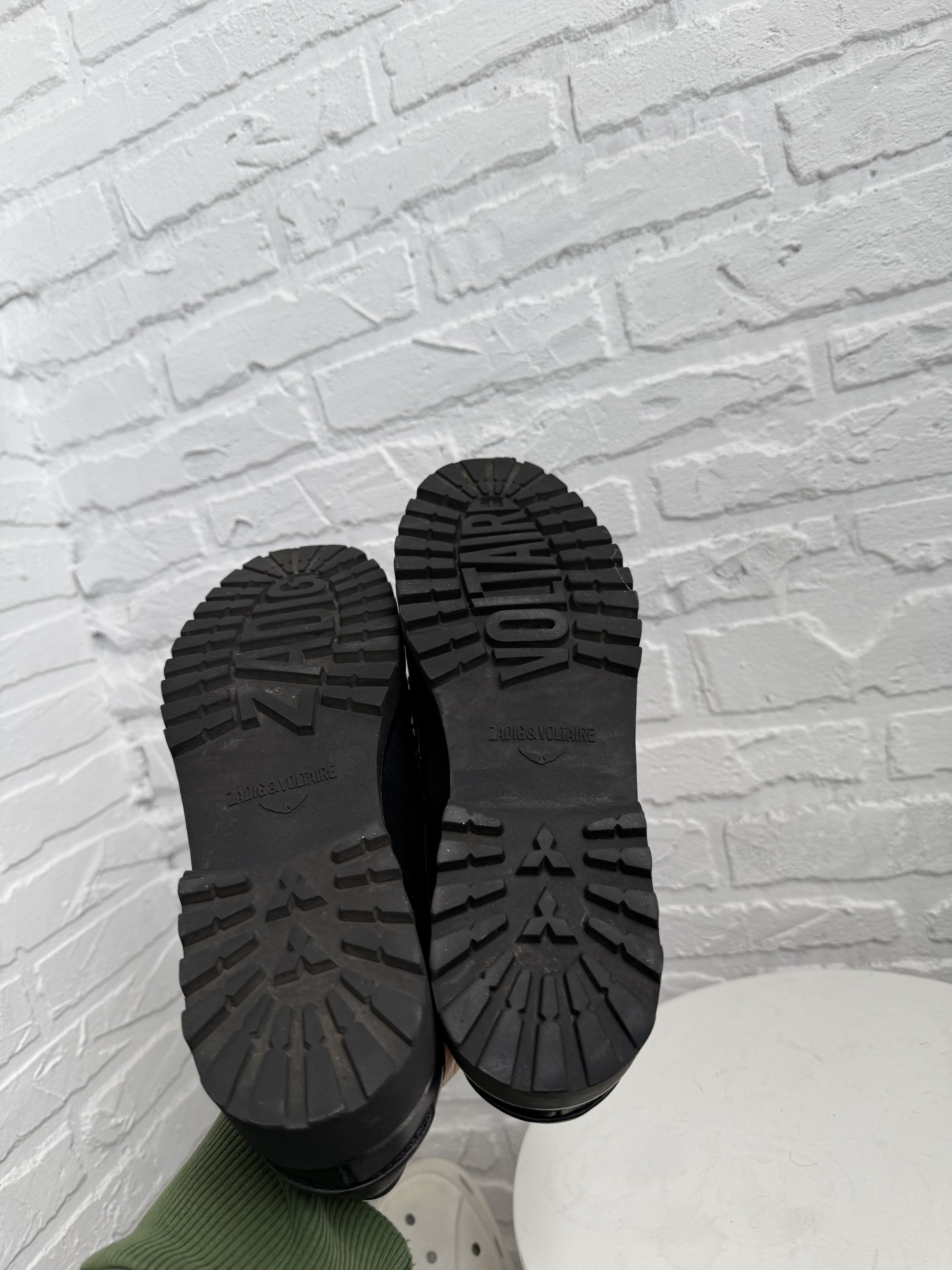 Zadig & Voltaire Zadig & Voltaire Joecassin Loafers Wing Charm Chunky Size US 8 / EU 41 - 8 Thumbnail