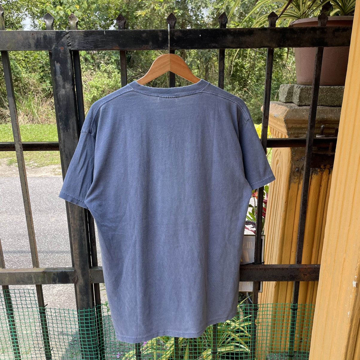 Lee × Vintage 🔥Vintage 90s Lee Park City Ski Box Logo Distress Washed Tee Size US L / EU 52-54 / 3 - 2 Thumbnail