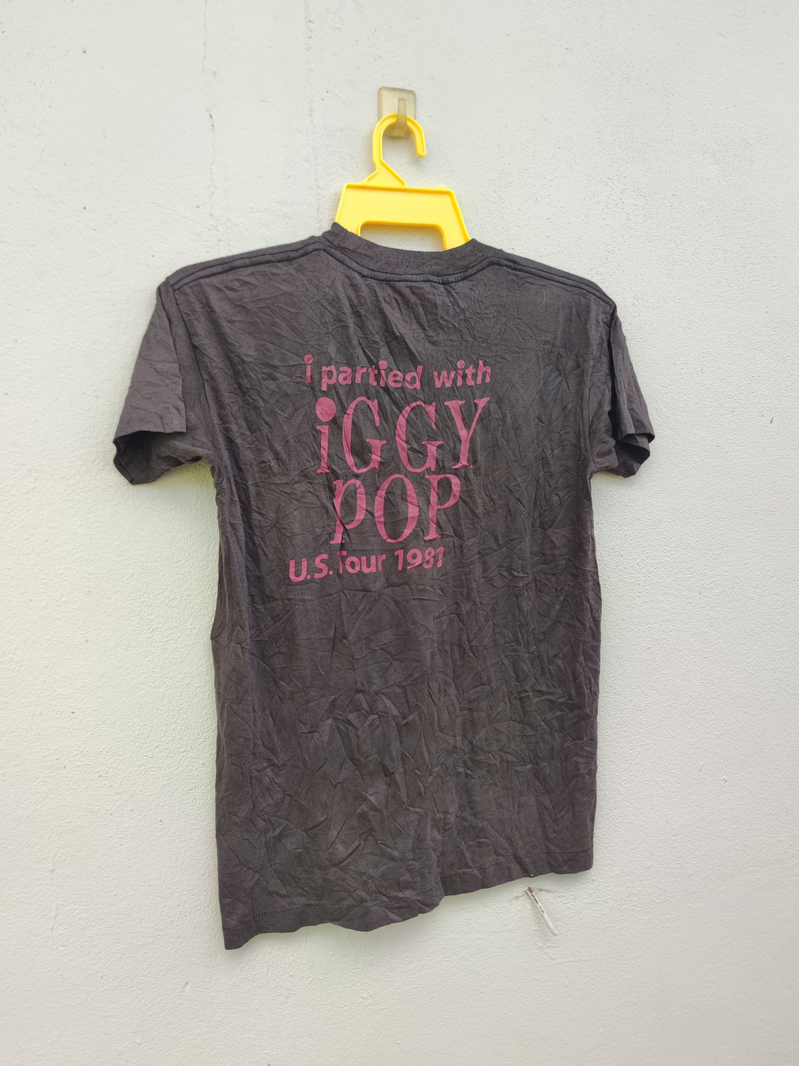 Band Tees Vintage 1981 IGGY POP U.S Tour T Shirt Size US M / EU 48-50 / 2 - 2 Thumbnail
