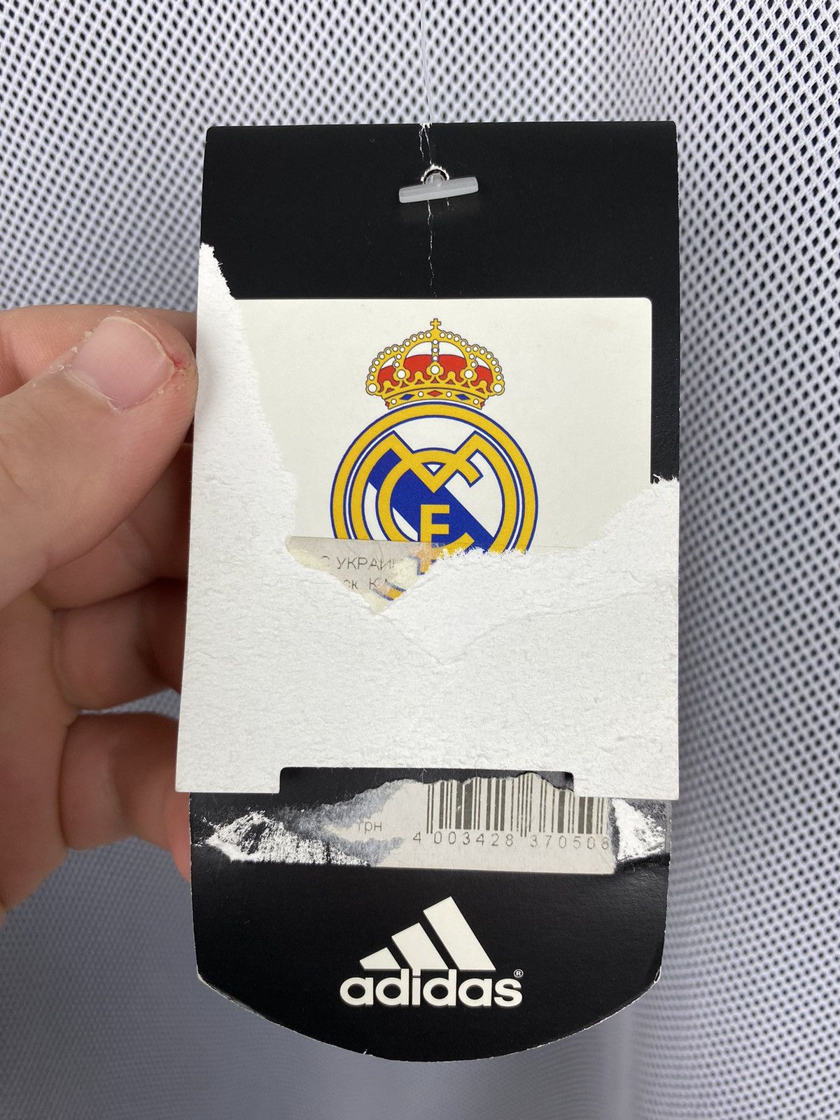 Vintage Real Madrid 2003 2004 Football Track Top Jacket PSG Arsenal Size US XXL / EU 58 / 5 - 16 Thumbnail