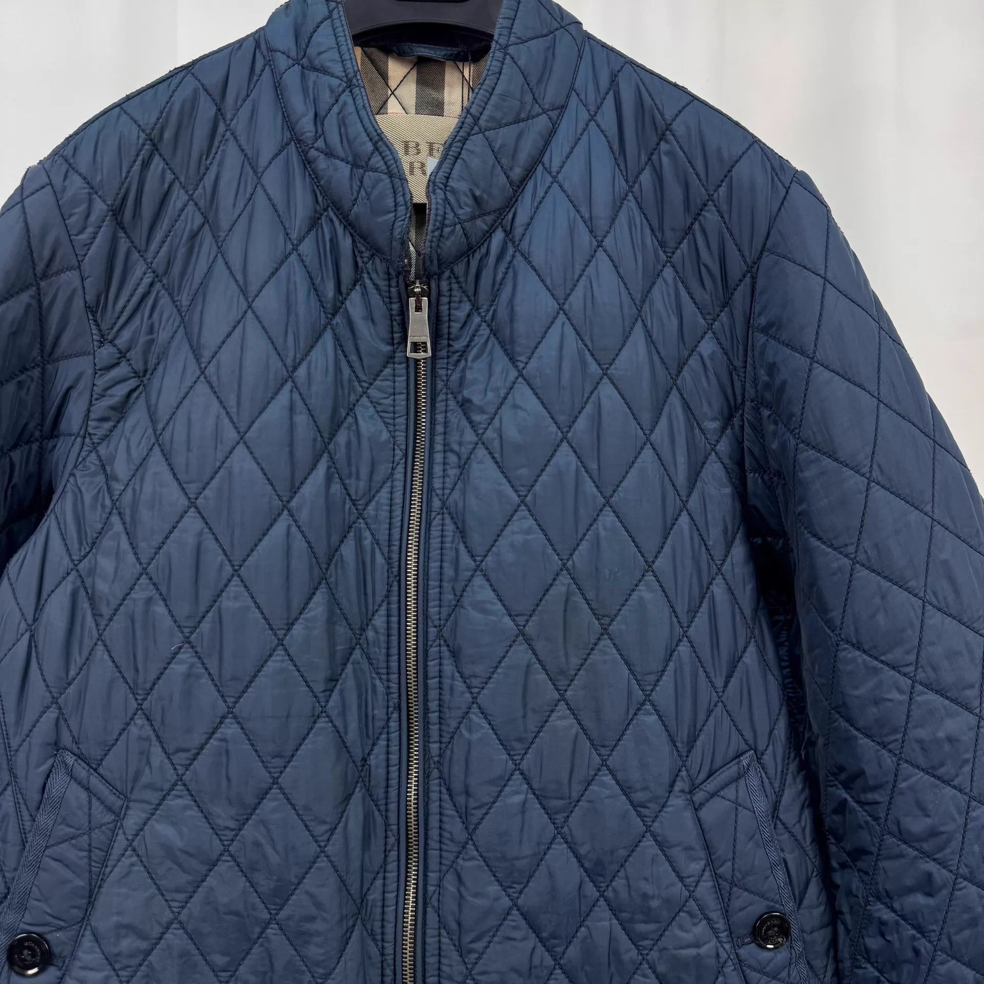 Burberry Burberry Check Quilted Puffer Jacket XL 95 New Size XL / US 12-14 / IT 48-50 - 3 Thumbnail