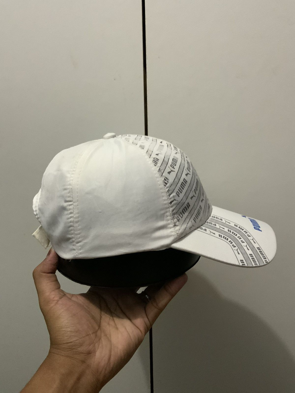 Japanese Brand Puma White Hat Size ONE SIZE - 4 Thumbnail