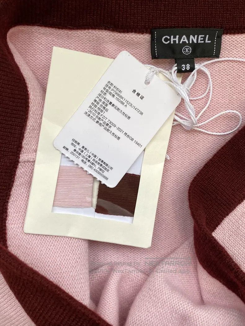 Chanel Chanel 25-year-old pink knitted vest Size XS / US 0-2 / IT 36-38 - 3 Thumbnail