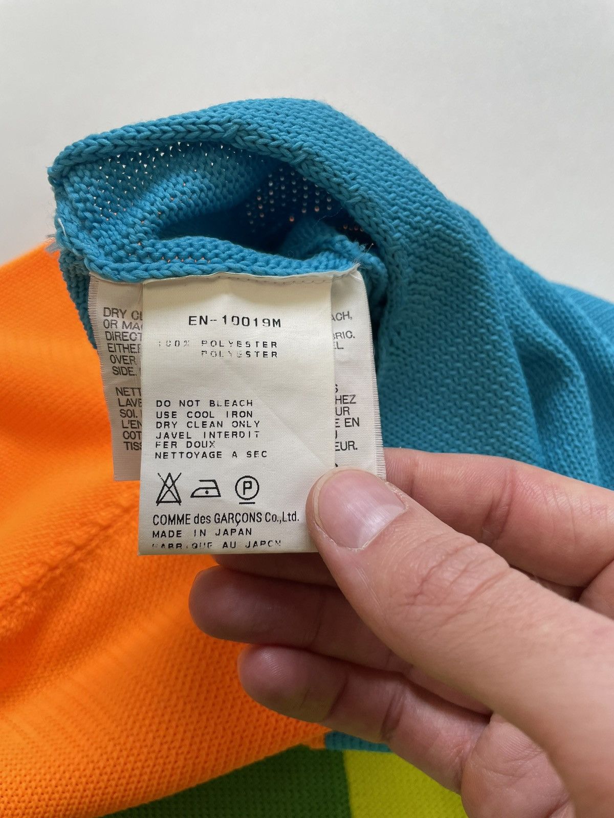 Comme des Garcons A/W 95 ‘Panelled Colour Block’ Knit Sweater Size M / US 6-8 / IT 42-44 - 11 Thumbnail