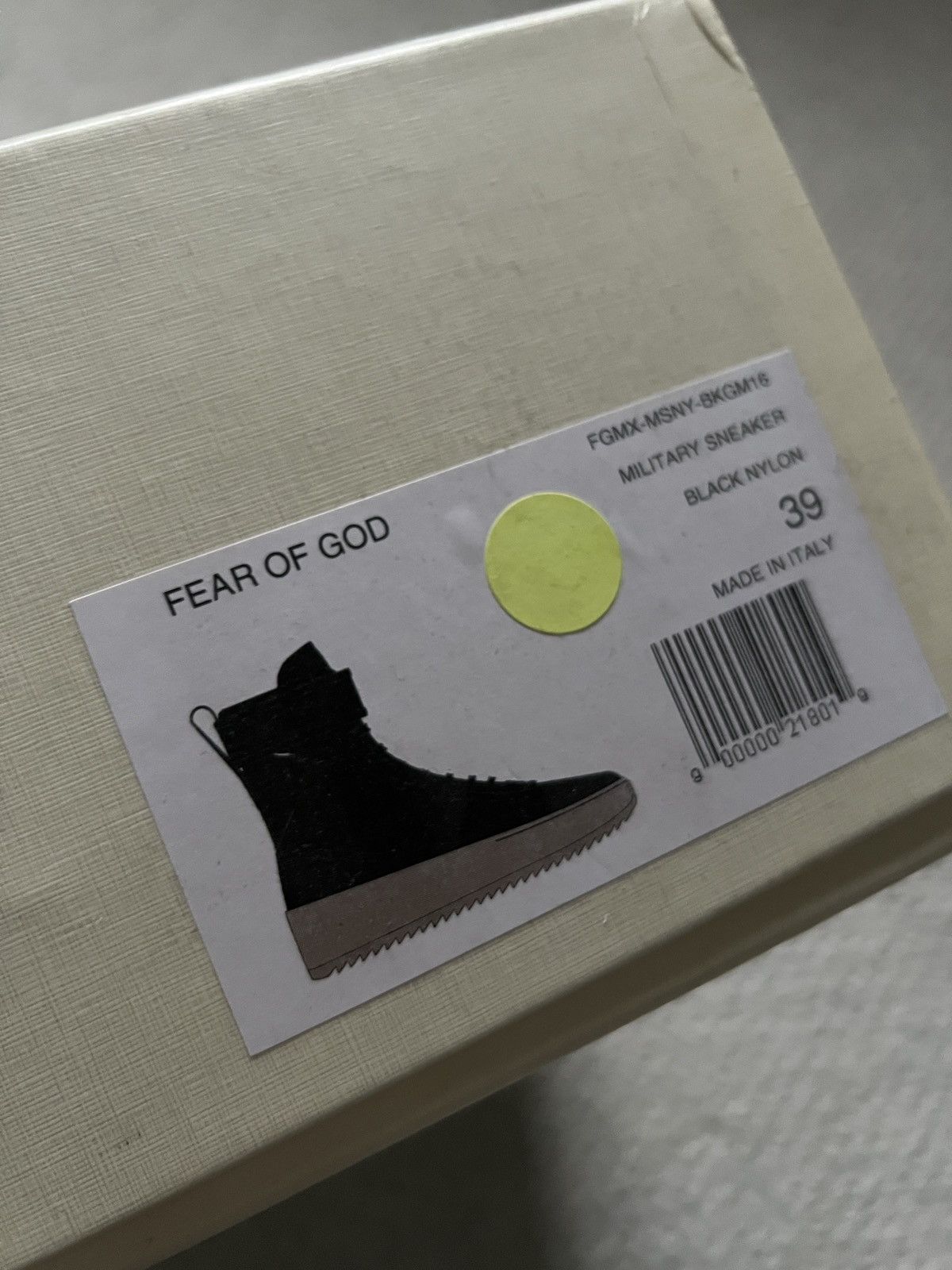 Fear of God Fear of God Military Sneaker Maxfield Exclusive Size US 7 / EU 40 - 8 Thumbnail