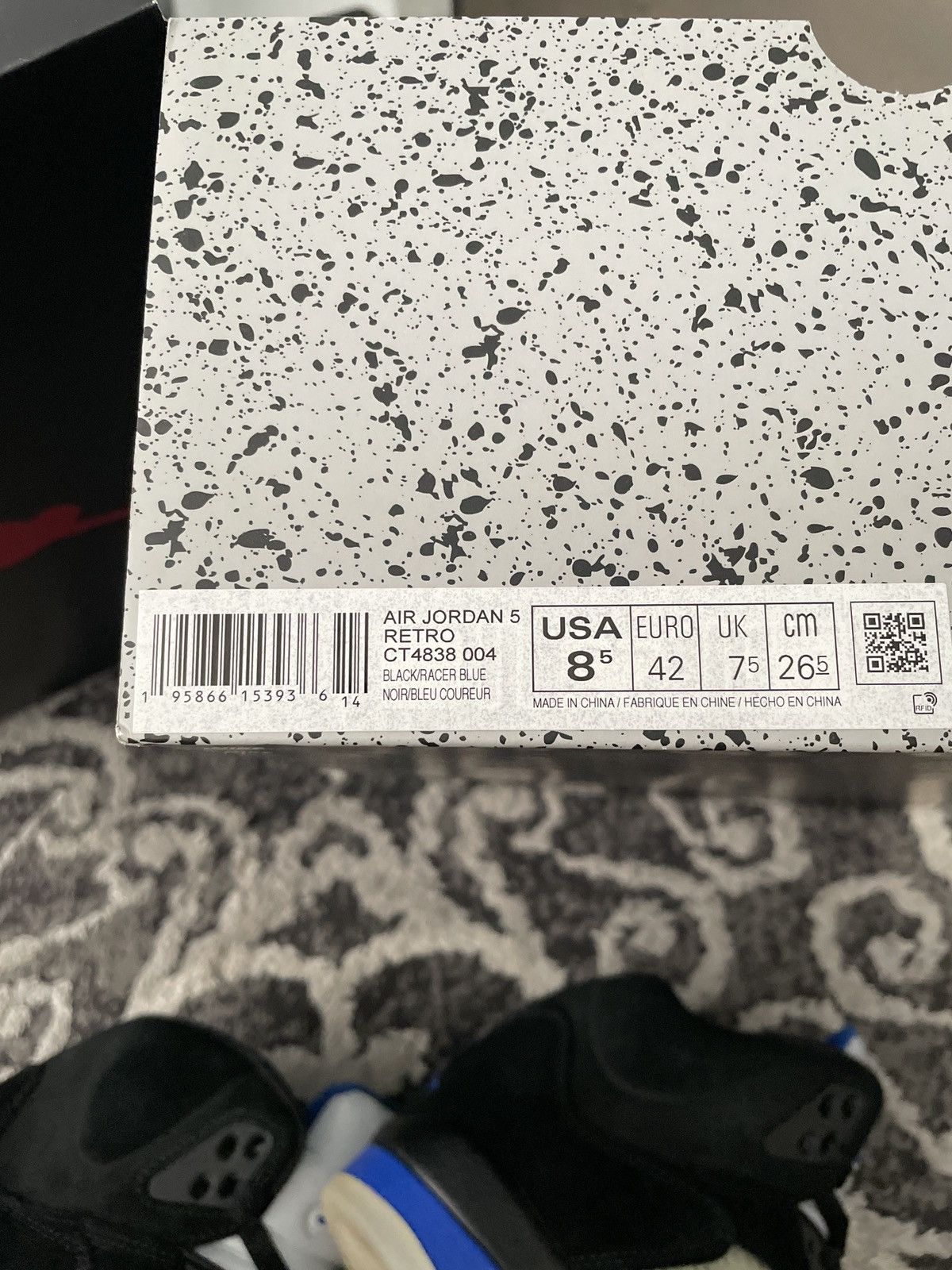 Jordan Brand Jordan 5 Racer Blue Size US 8.5 / EU 41-42 - 2 Thumbnail