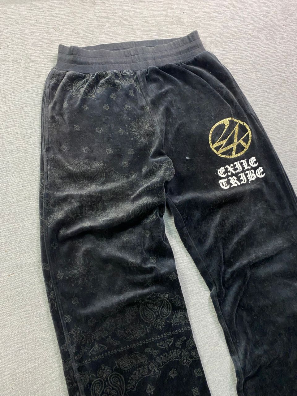 Japanese Brand SWAG!! 24Karats Gold Digger Velour Sweatpants Size US 30 / EU 46 - 2 Thumbnail
