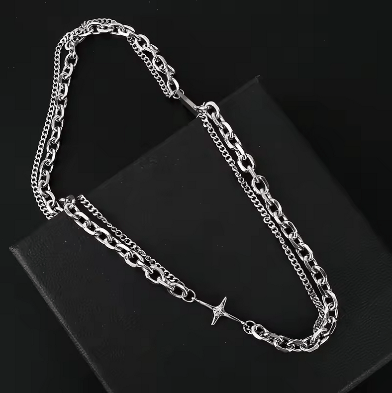 VIBE Double Star Chain Size ONE SIZE - 3 Thumbnail