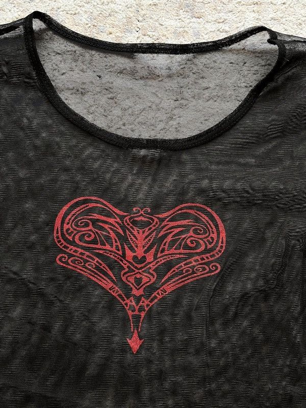 Other Y2K Tribal Mesh Vintage 2000s Top Women’s Avant Garde Opium Size S / US 4 / IT 40 - 2 Thumbnail