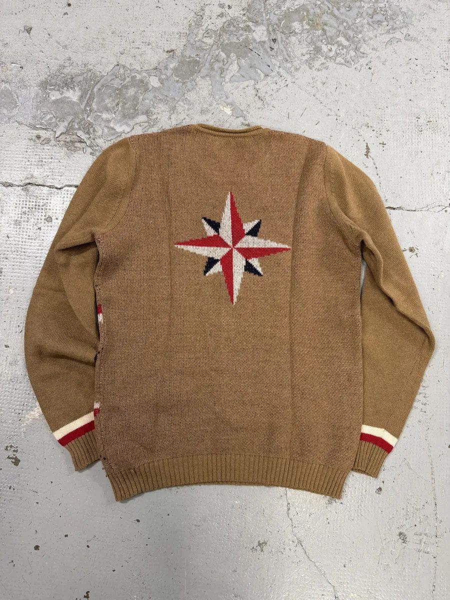 Daniele Alessandrini 2000s Daniele Alessandrini Camel Wool Stars Propaganda Sweater Size US S / EU 44-46 / 1 - 2 Thumbnail