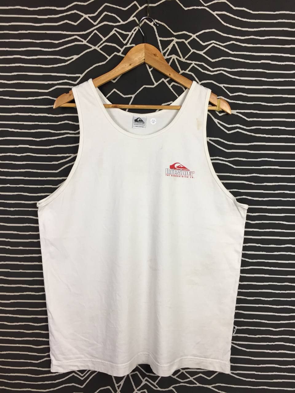 Quiksilver Vtg Quiksilver The Boardriding Co. Logo Surf Tank Top Size US L / EU 52-54 / 3 - 9 Thumbnail