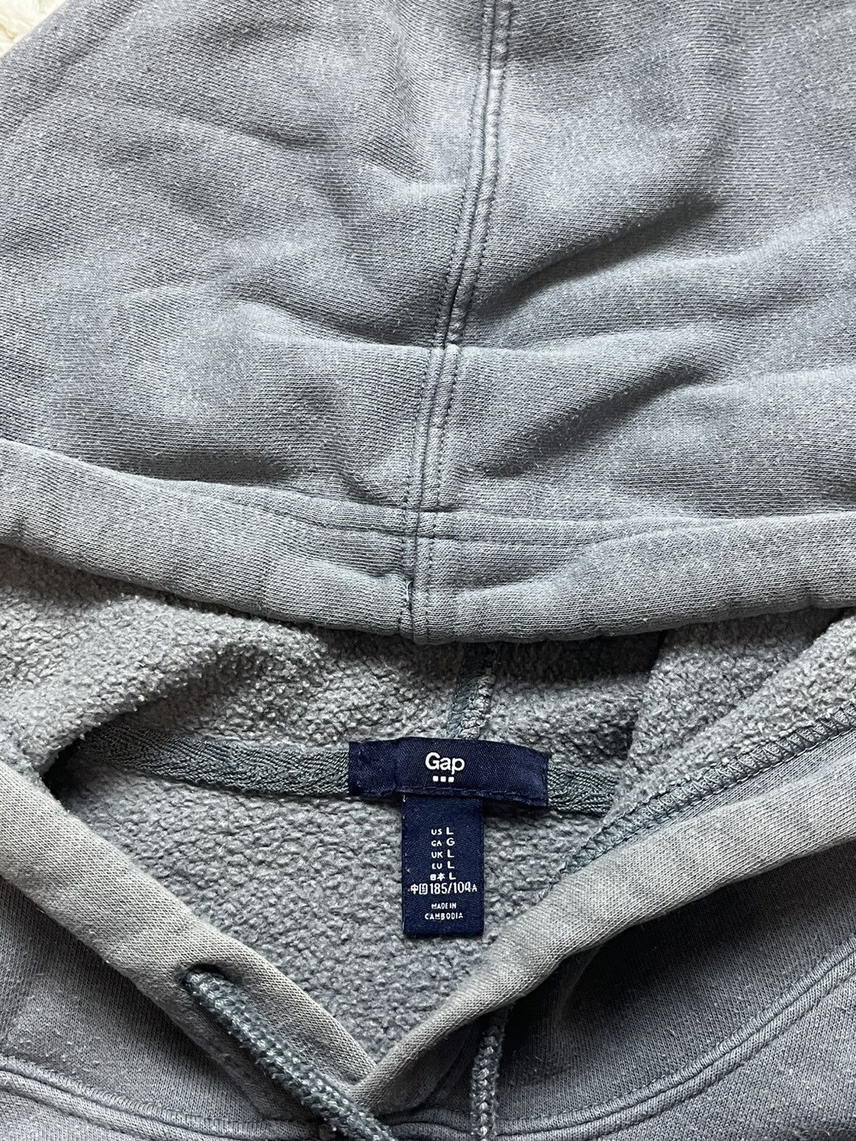 Gap × Vintage Vintage Streetwear Big Logo Hoodie Gap Size US L / EU 52-54 / 3 - 3 Thumbnail