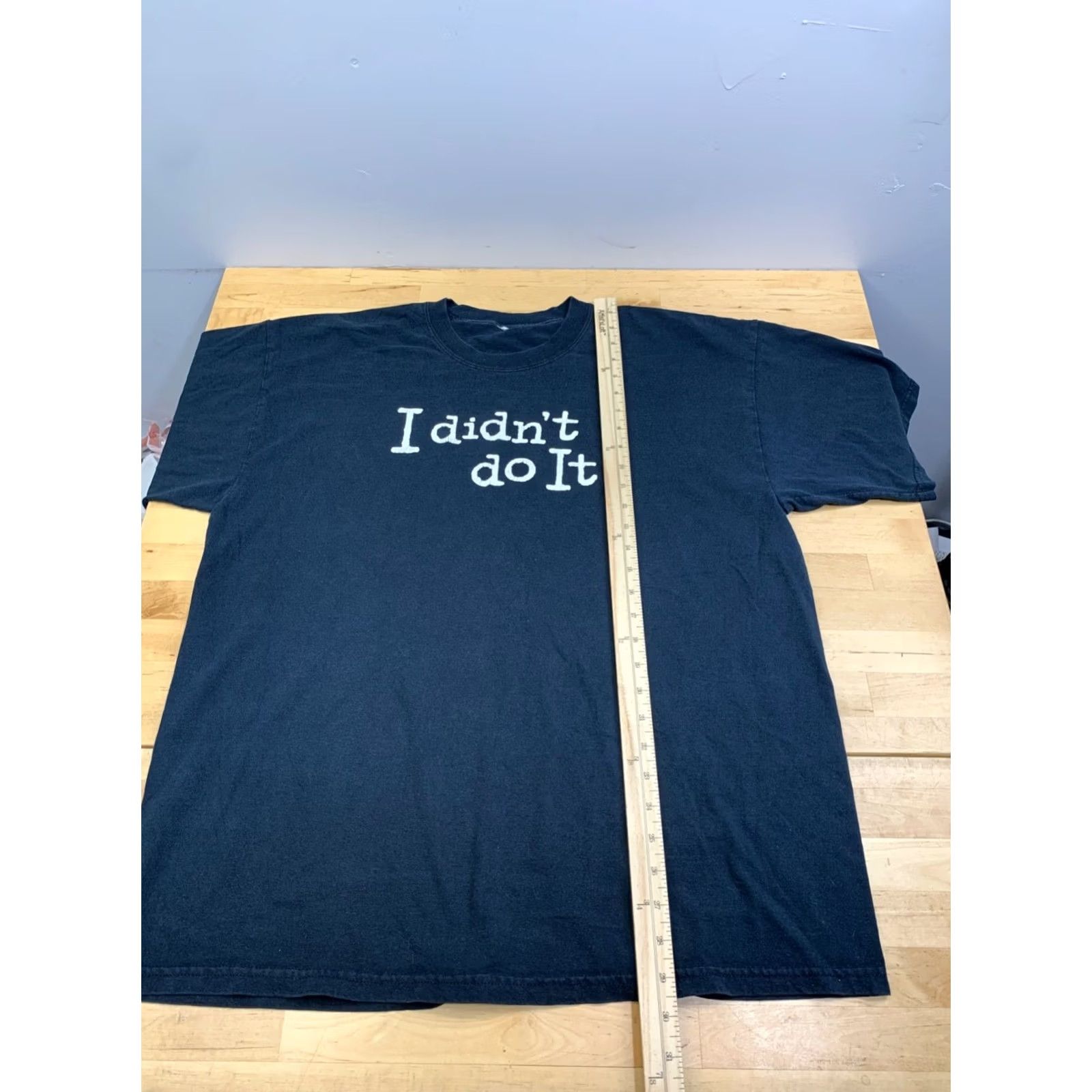 Vintage Vintage I Didn't Do It Shirt Men 2XL Black Y2K Funny Sacarsm 13296 Size US XXL / EU 58 / 5 - 4 Thumbnail