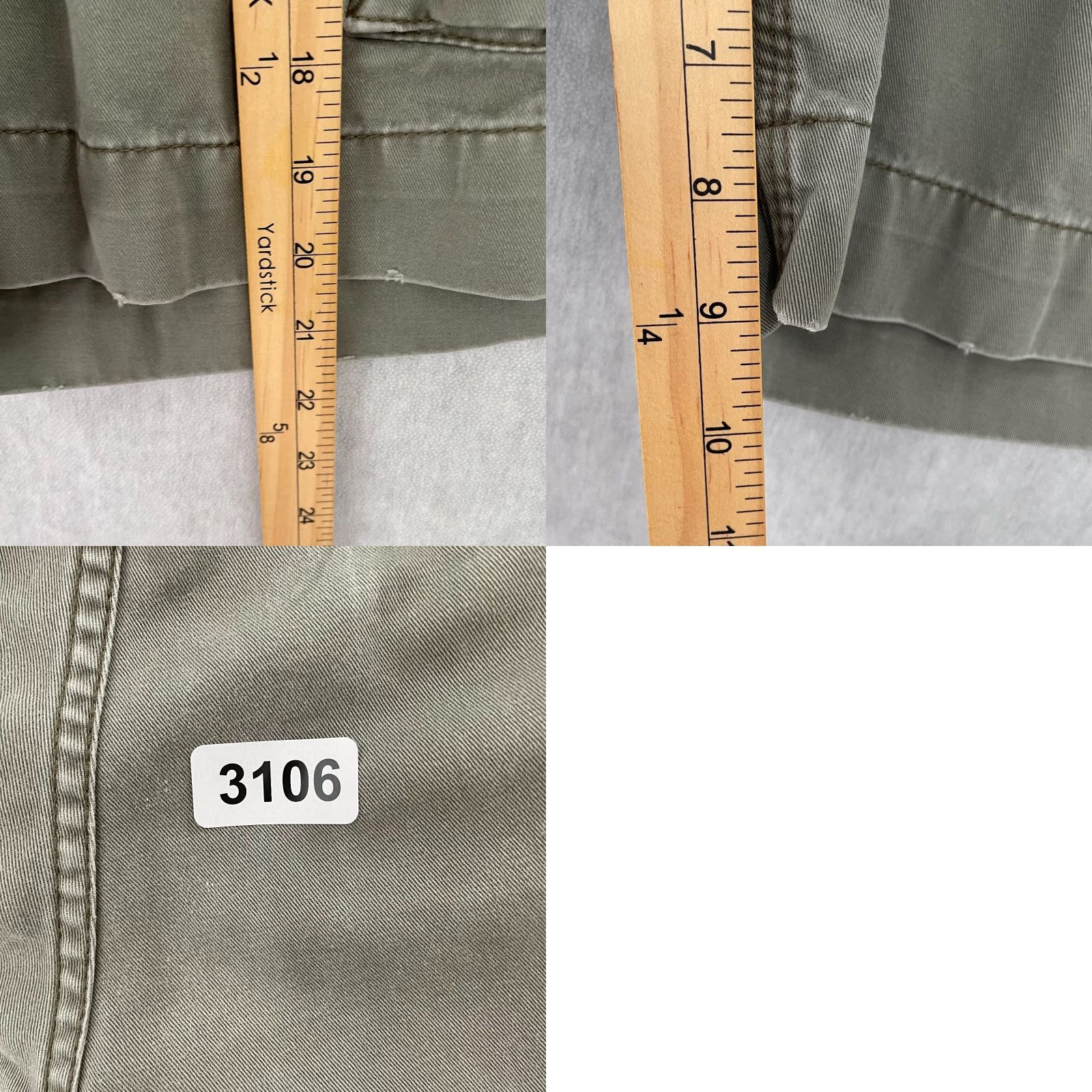Polo Ralph Lauren VINTAGE Polo Ralph Lauren Shorts Cargo Classic Chino Mens 35 Gray, 100% Cotton, Flat Front, Belt Loops, 9in inseam, Preowned, Summer, Men's Apparel Size US S / EU 44-46 / 1 - 8 Thumbnail