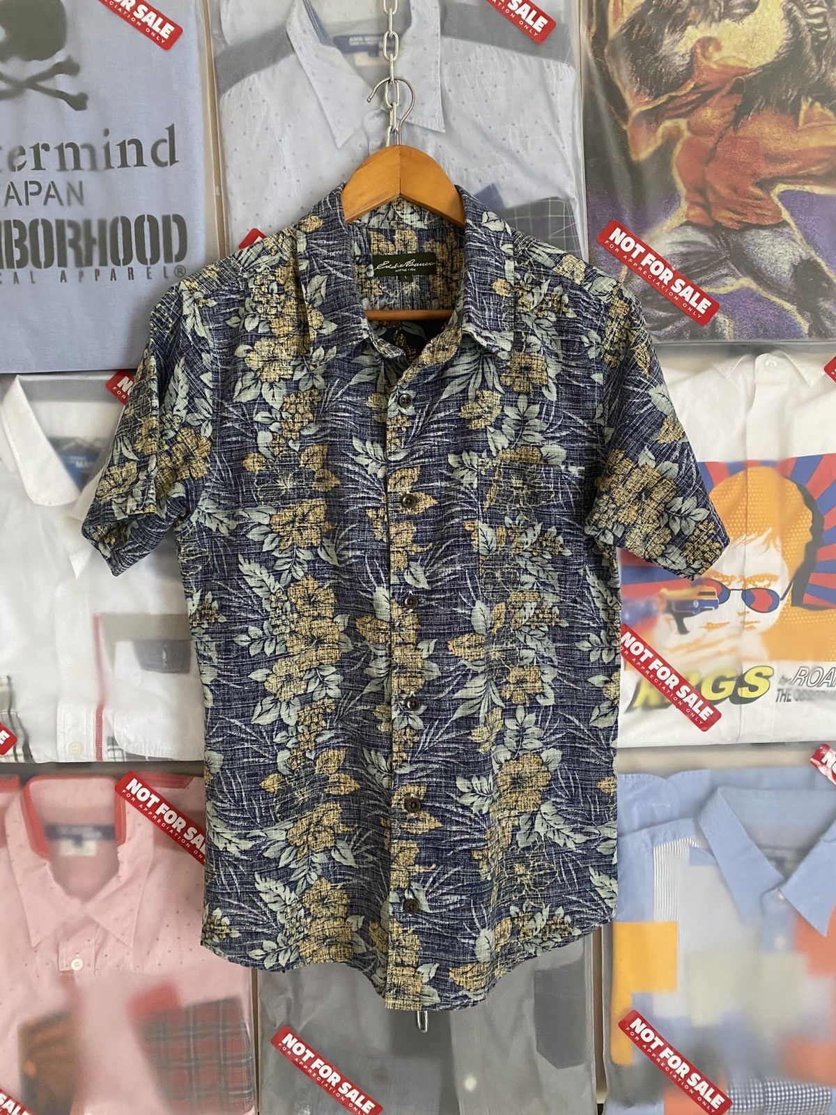 Eddie Bauer Eddie Bauer Hawaiian Shirt Size US S / EU 44-46 / 1 - 1 Thumbnail