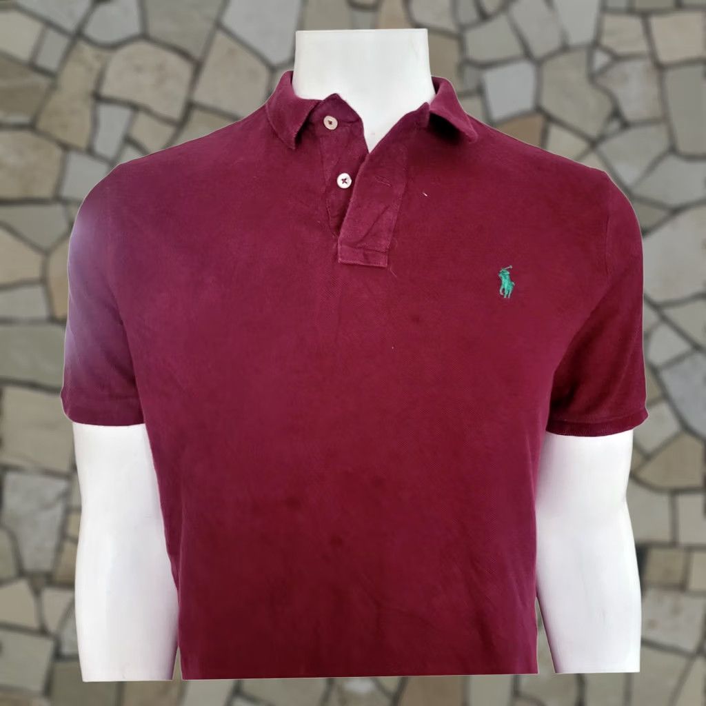 Polo Ralph Lauren Polo Ralph Lauren Polo Shirt Men’s Classic Fit Maroon Large L Embroidered Logo Polo Ralph Lauren Shirt Size US L / EU 52-54 / 3 - 1 Thumbnail