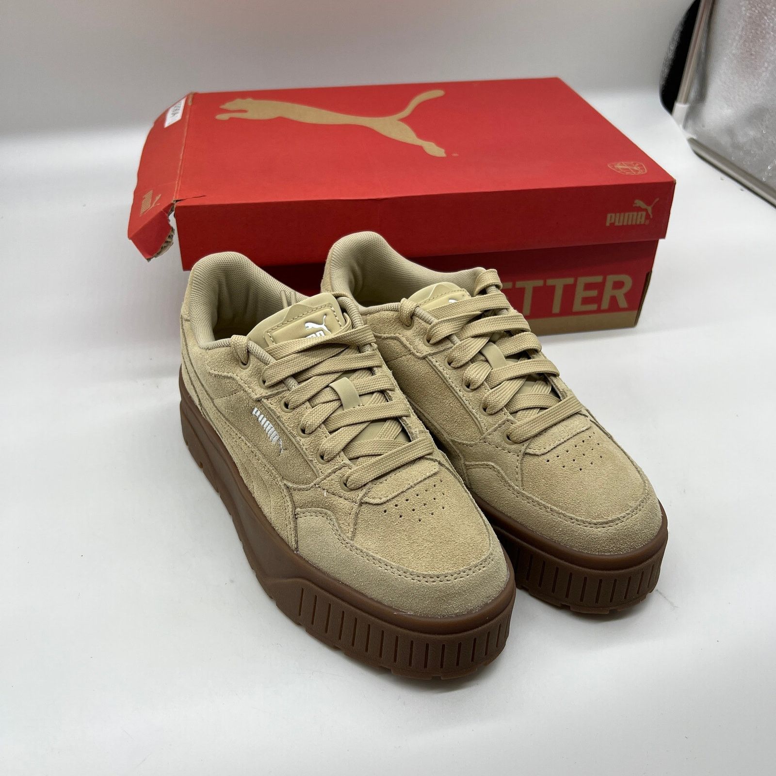 Other Puma Tan Sneakers with Brown Soles Women US Size 7.5 Size US 7.5 / IT 37.5 - 1 Thumbnail