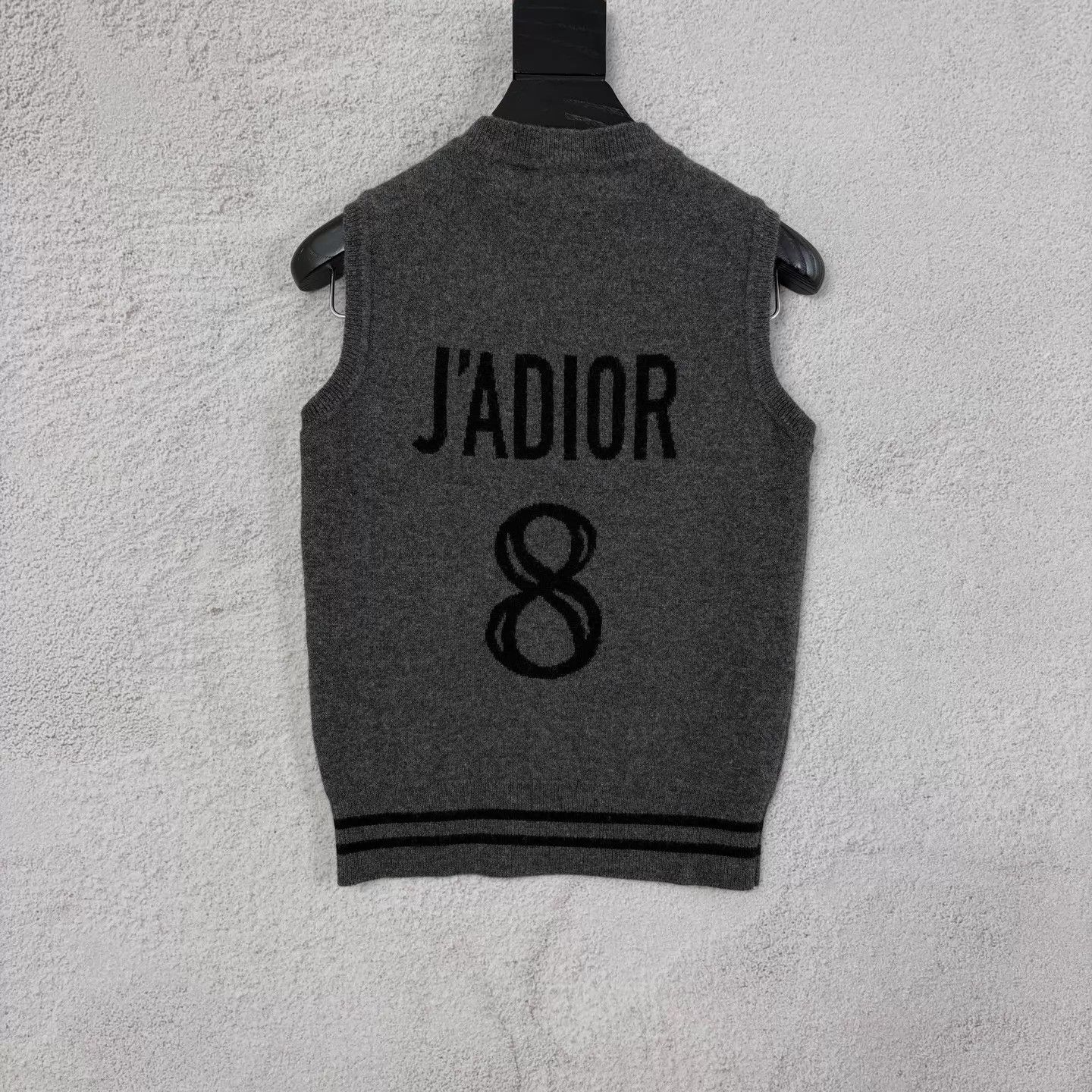 Dior Dior Charcoal Gray Cashmere Knit Vest 34 New Size XS / US 0-2 / IT 36-38 - 2 Thumbnail