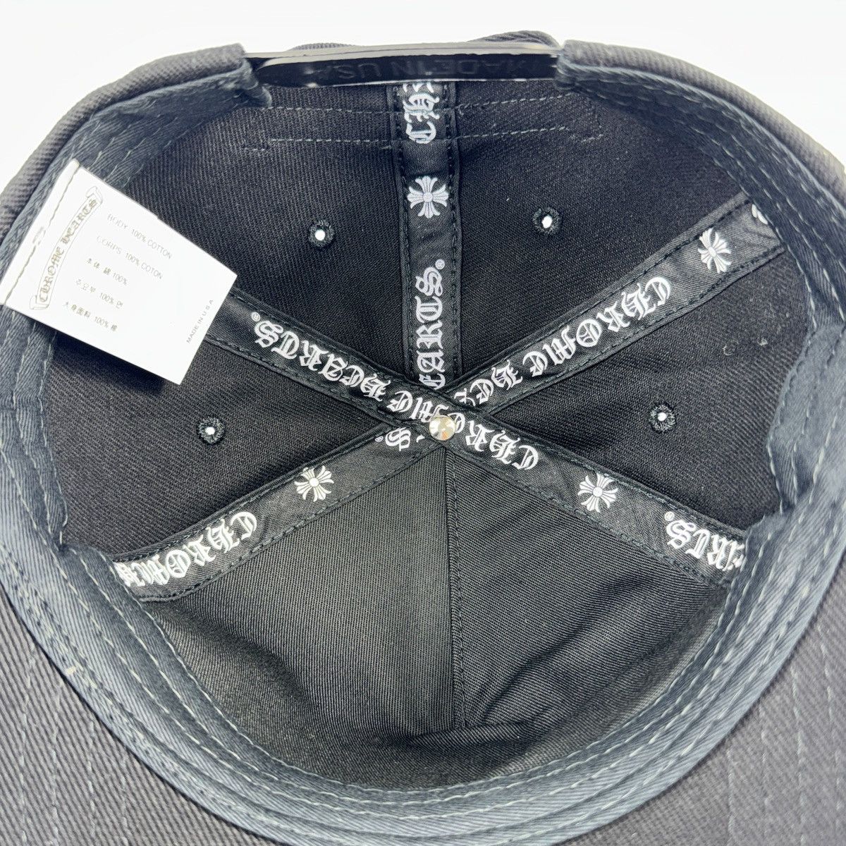 Chrome Hearts HORSESHOE CROSS LOGO EMBROIDERED BASEBALL CAP Size ONE SIZE - 6 Thumbnail