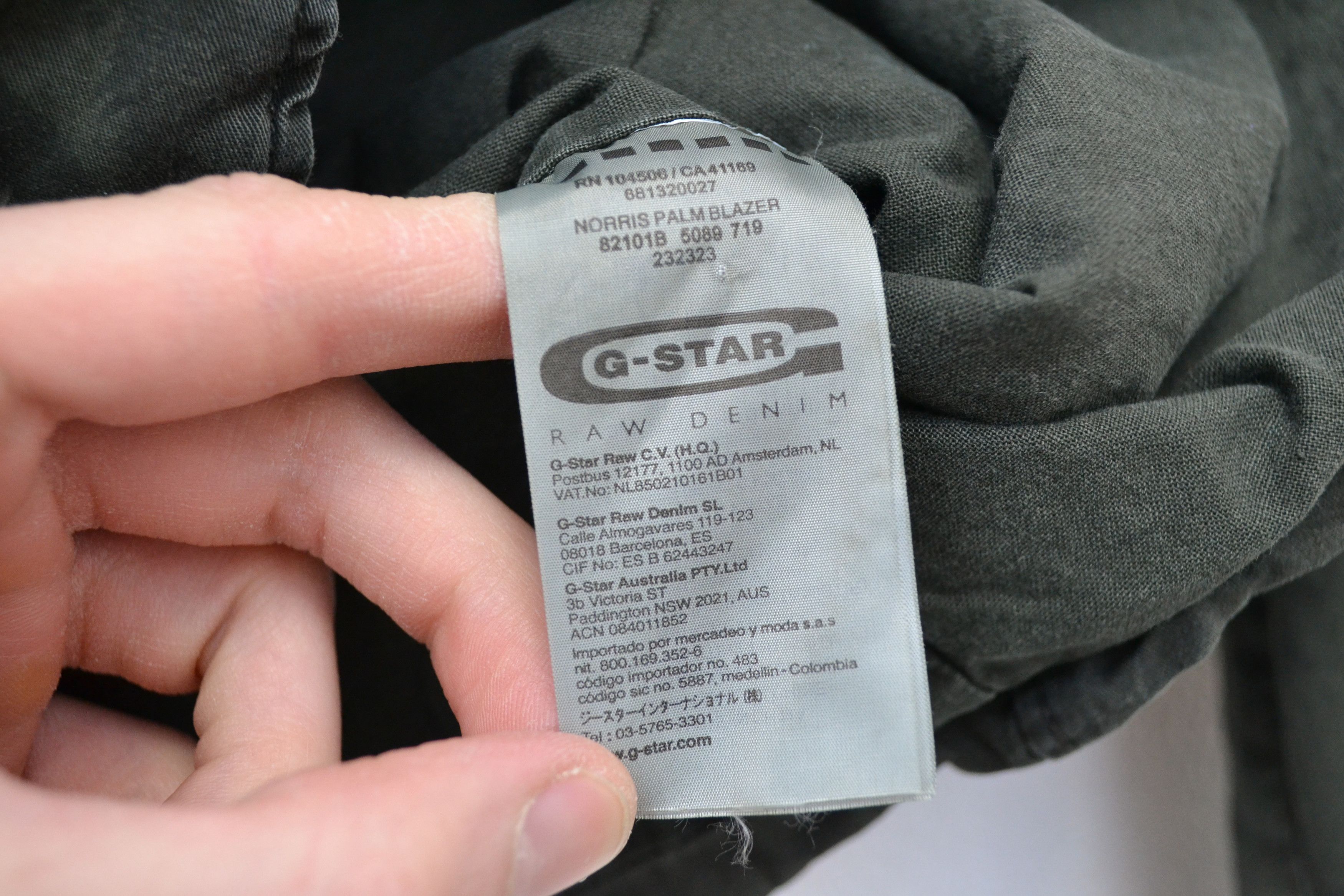 G-Star G-Star Raw Cargo Norris Palm Blazer Jacket Men’s Size M Size US M / EU 48-50 / 2 - 5 Thumbnail