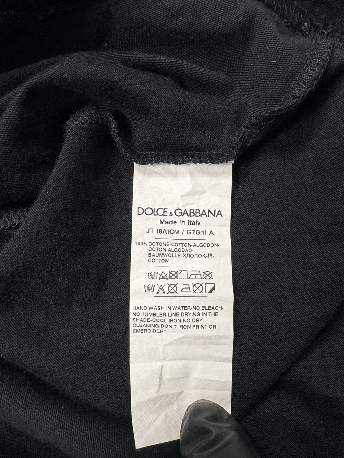 Dolce & Gabbana Dolce & Gabbana DG Milano Gold Logo Limited Edition T-Shirt Size US M / EU 48-50 / 2 - 14 Thumbnail