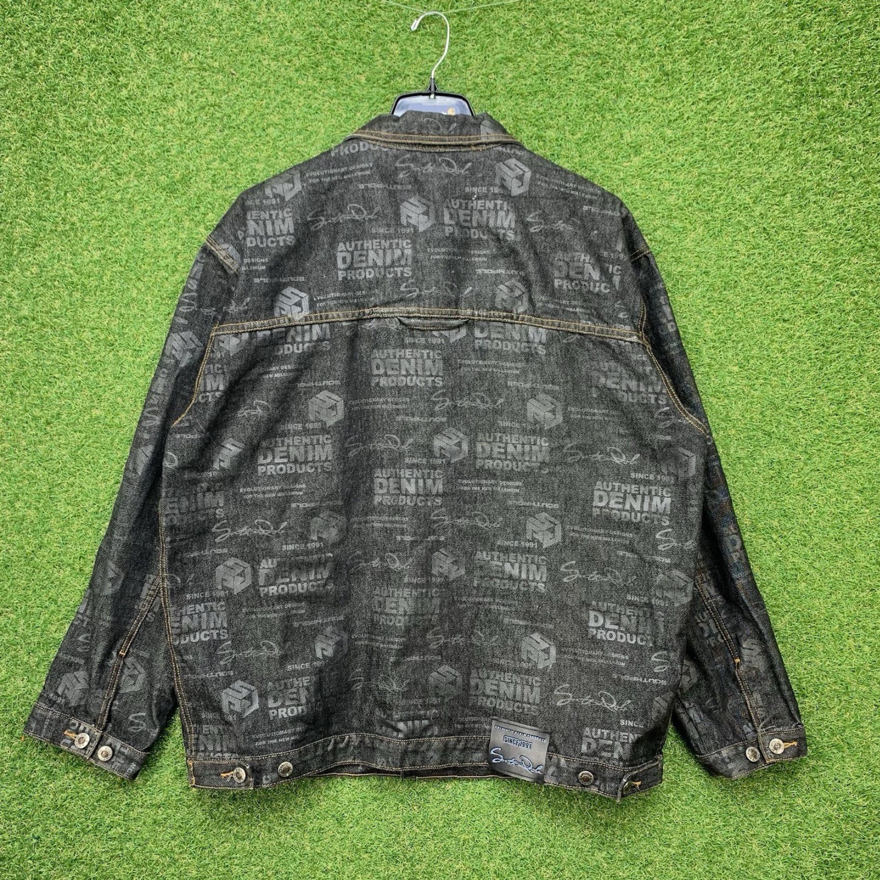 Southpole VINTAGE Black Southpole Jacket Mens XL Denim Graffiti Hip Hop Streetwear Graphic Size US XL / EU 56 / 4 - 2 Thumbnail