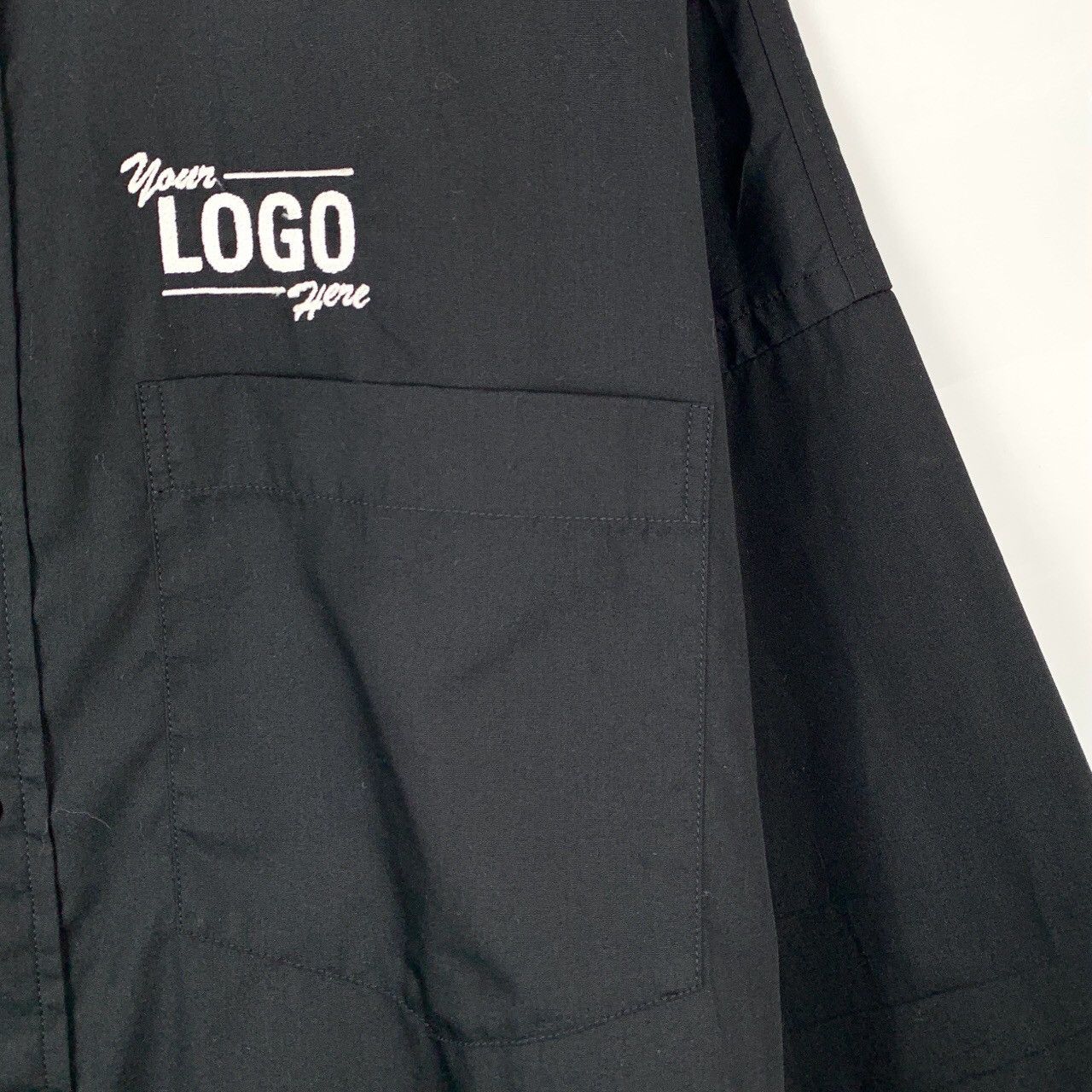 Balenciaga Balenciaga Logo Letter Embroidered Short Sleeve Shirt K26WX Size US L / EU 52-54 / 3 - 4 Thumbnail