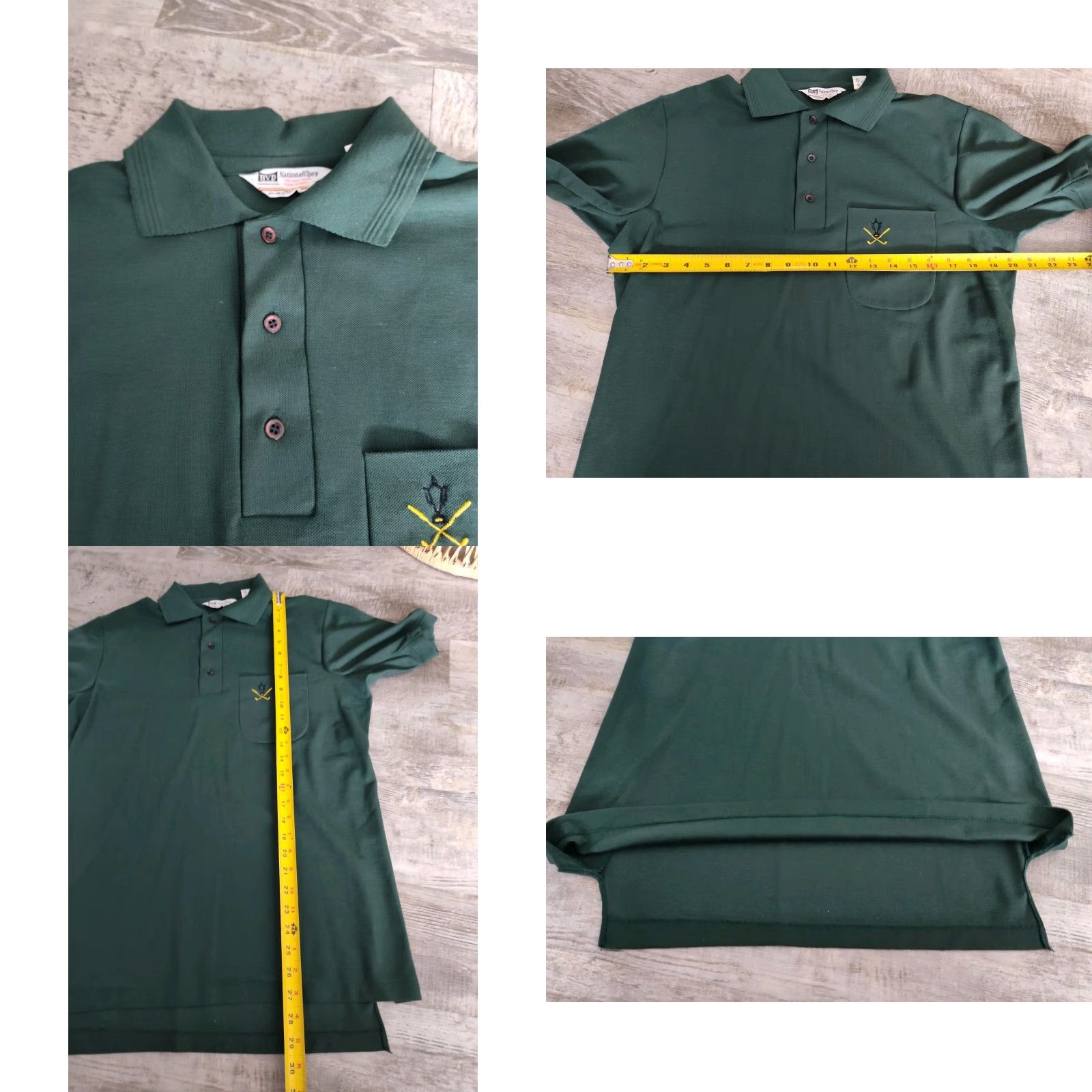 Vintage Vintage 60s BVD Pro Golf Wear National Open Polo Shirt Mens Large Masters Green Golf Size US L / EU 52-54 / 3 - 8 Thumbnail