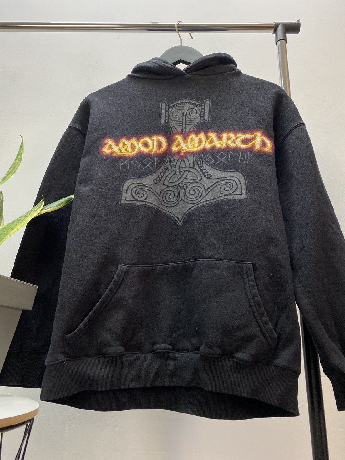 Band Tees × Vintage Vintage Amon Amarth Band Hoodie Size US M / EU 48-50 / 2 - 4 Thumbnail