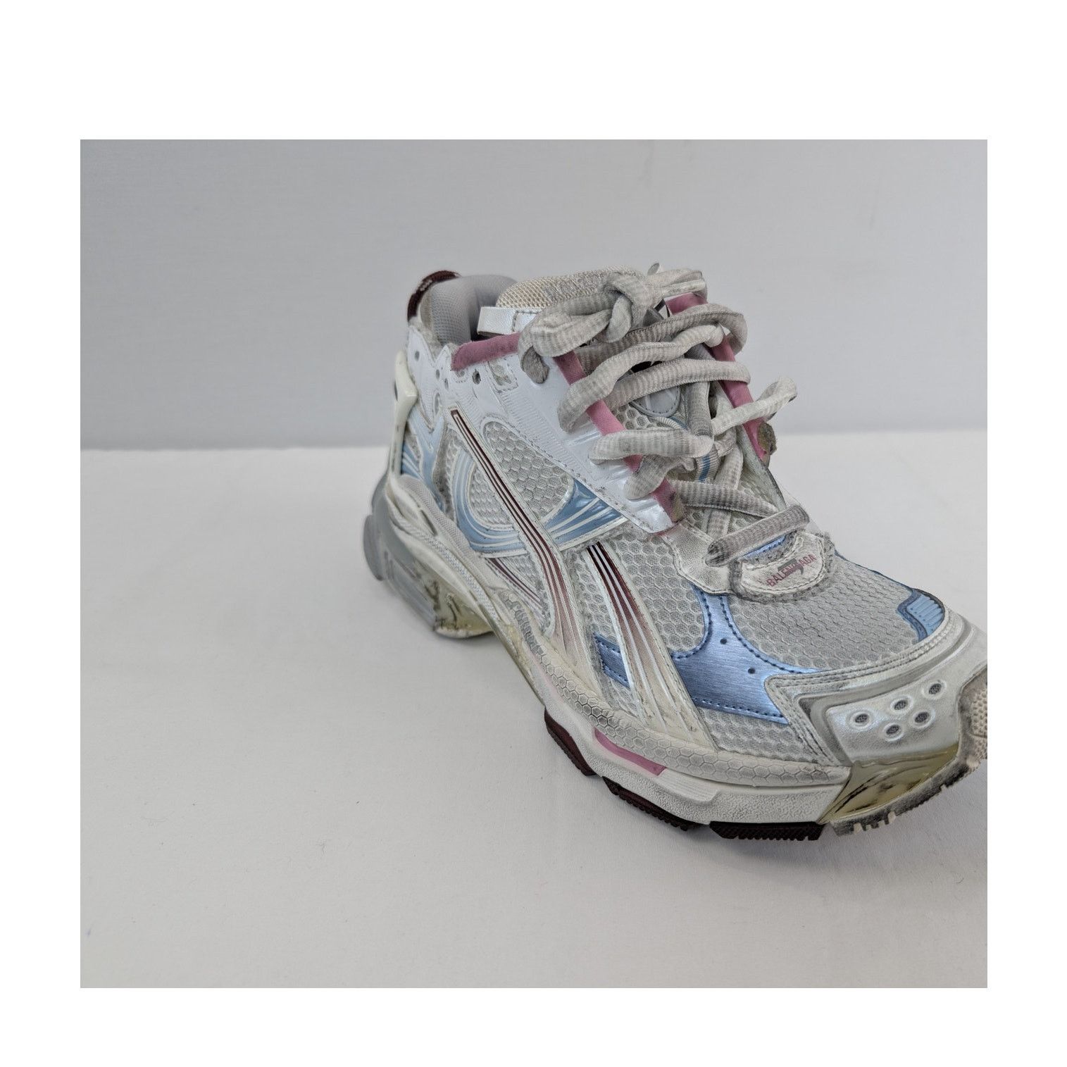 Balenciaga o1rshd1 Runner Gradient Sneaker in Multicolor Size US 11 / EU 44 - 3 Thumbnail