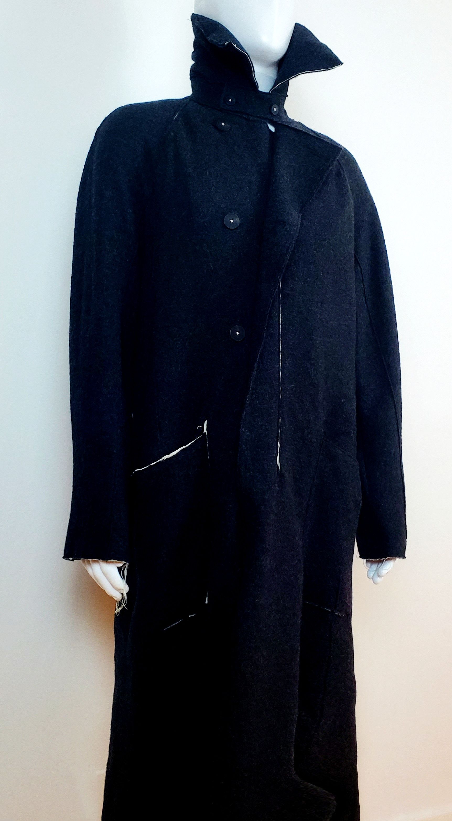 Transit TRANSIT Wool Parka Overcoat Trench Coat Long Jacket Size US M / EU 48-50 / 2 - 2 Thumbnail